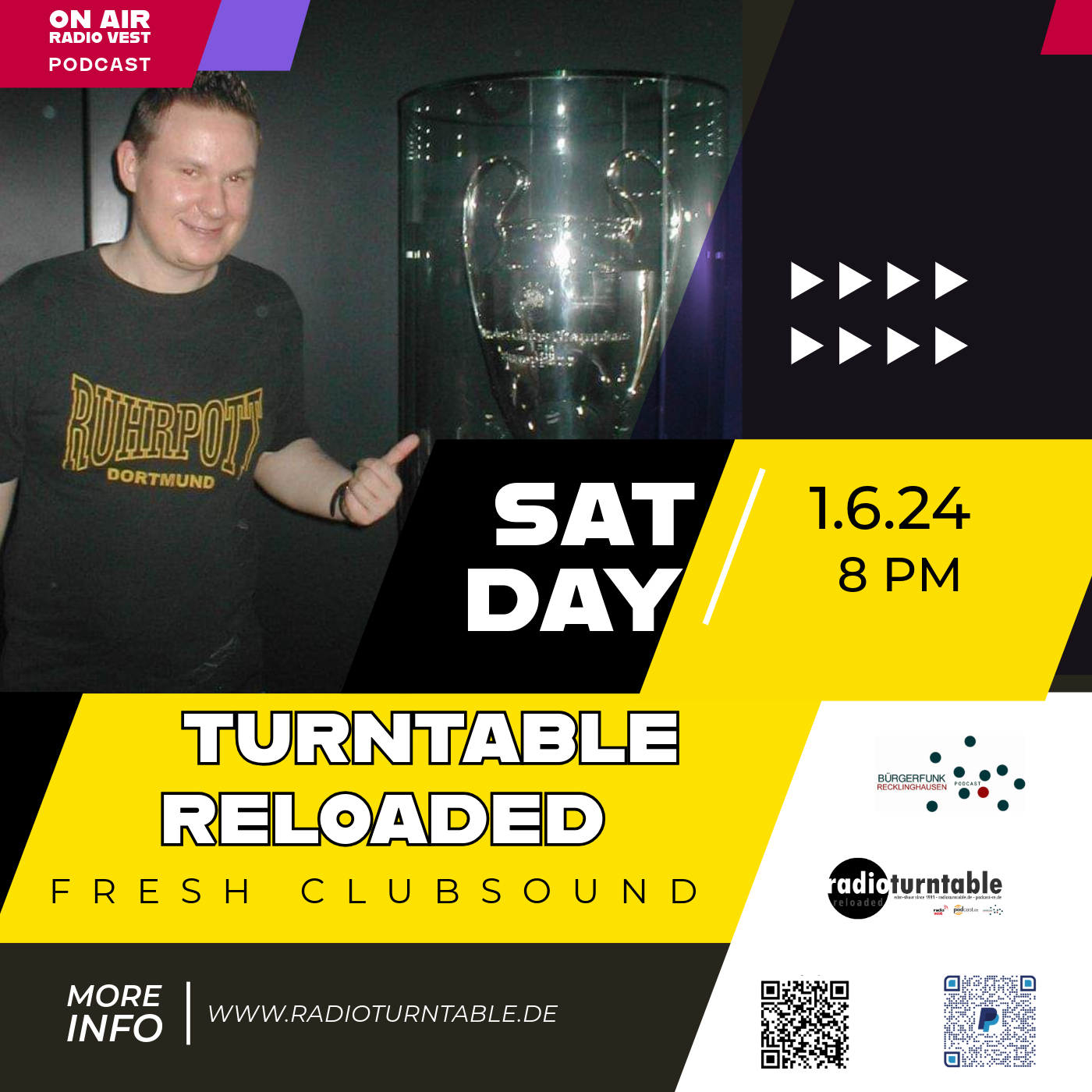 Turntable Reloaded (Folge 304 vom 01.06.2024) mit Bjørn Blain episode artwork