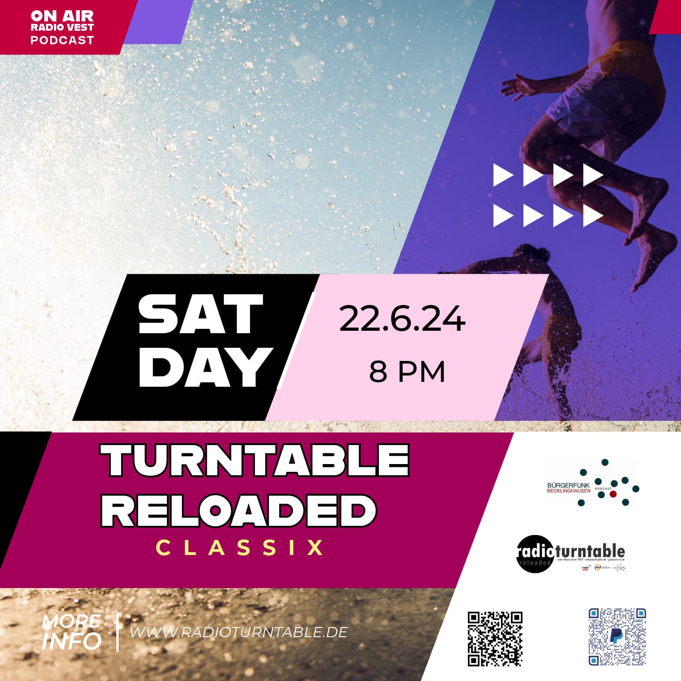 Turntable Reloaded ClassiX (Folge 307 - ClassiX 020 vom 22.06.2024) mit Oliver Kelch episode artwork