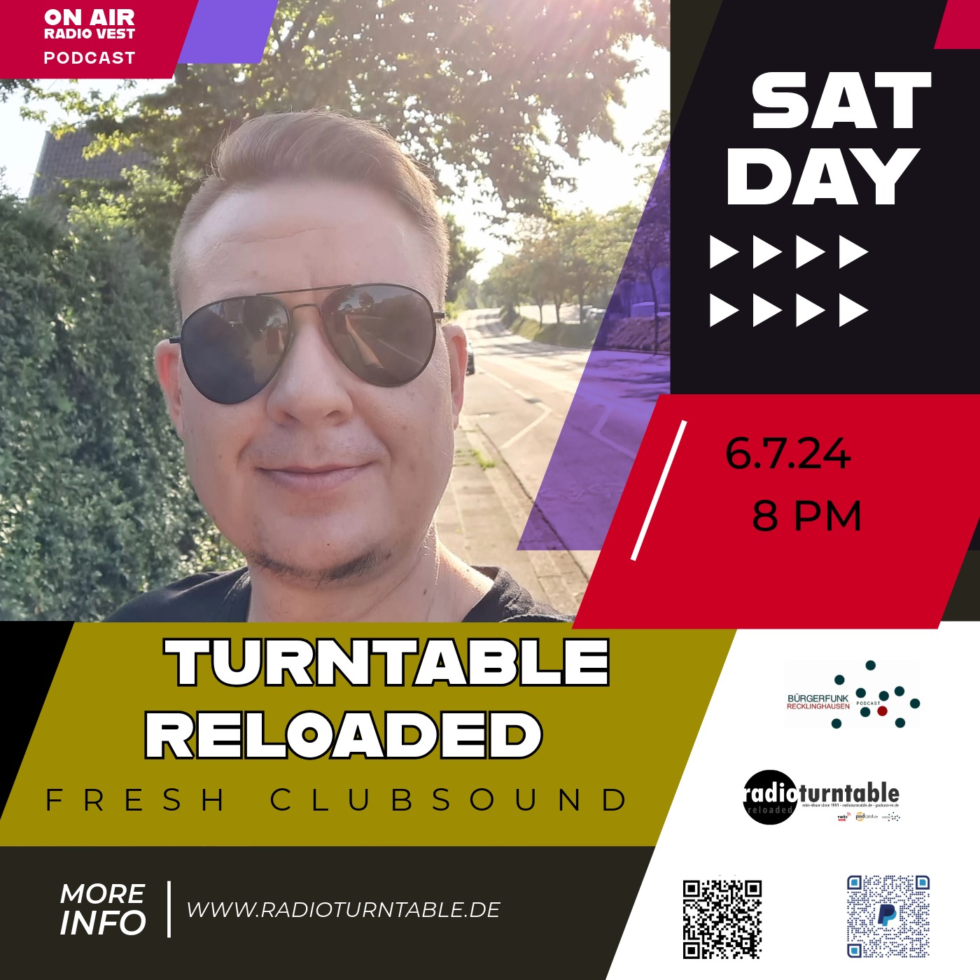Turntable Reloaded (Folge 308 vom 06.07.2024) mit Bjørn Blain episode artwork