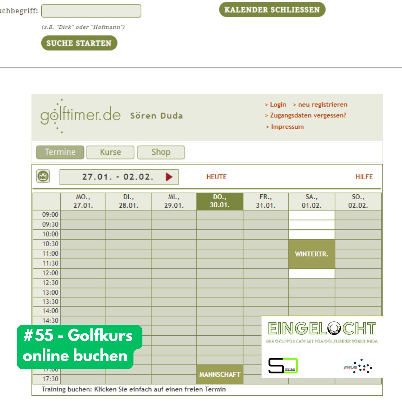 #55 - Golfkurs online buchen episode artwork