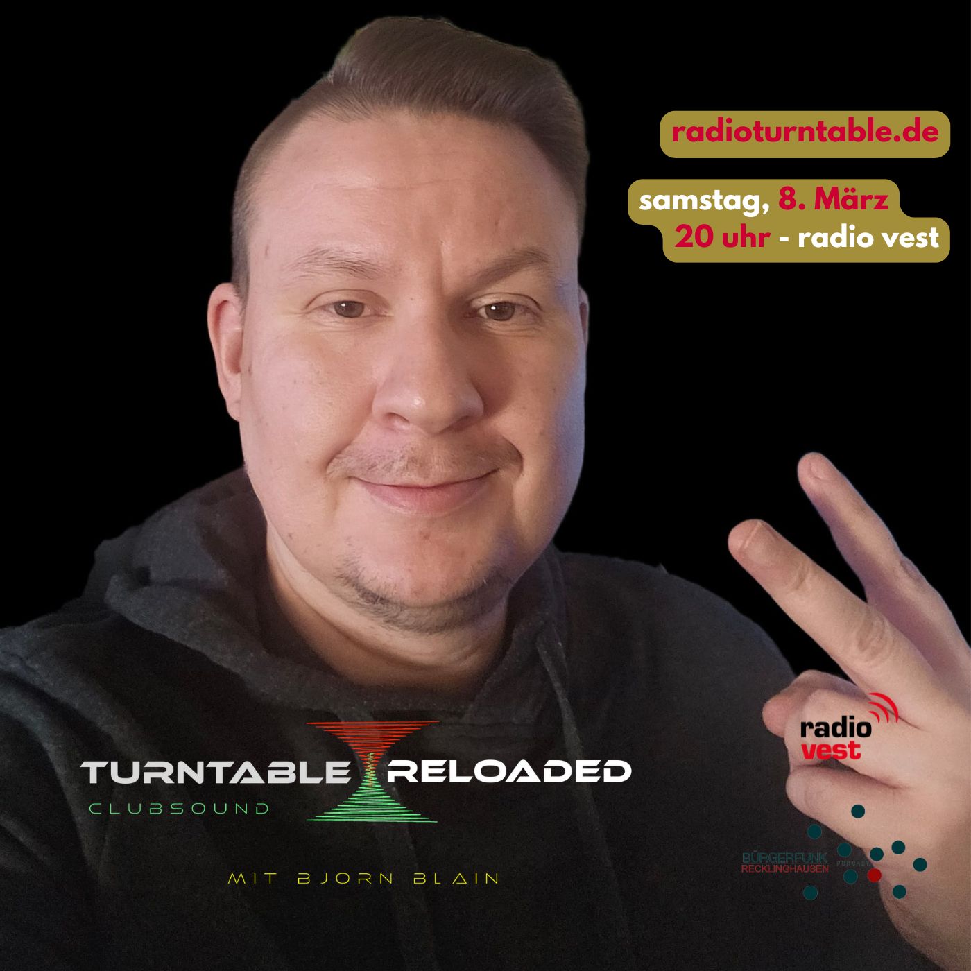 Turntable Reloaded (Folge 344 vom 08.03.2025) mit Bjørn Blain episode artwork