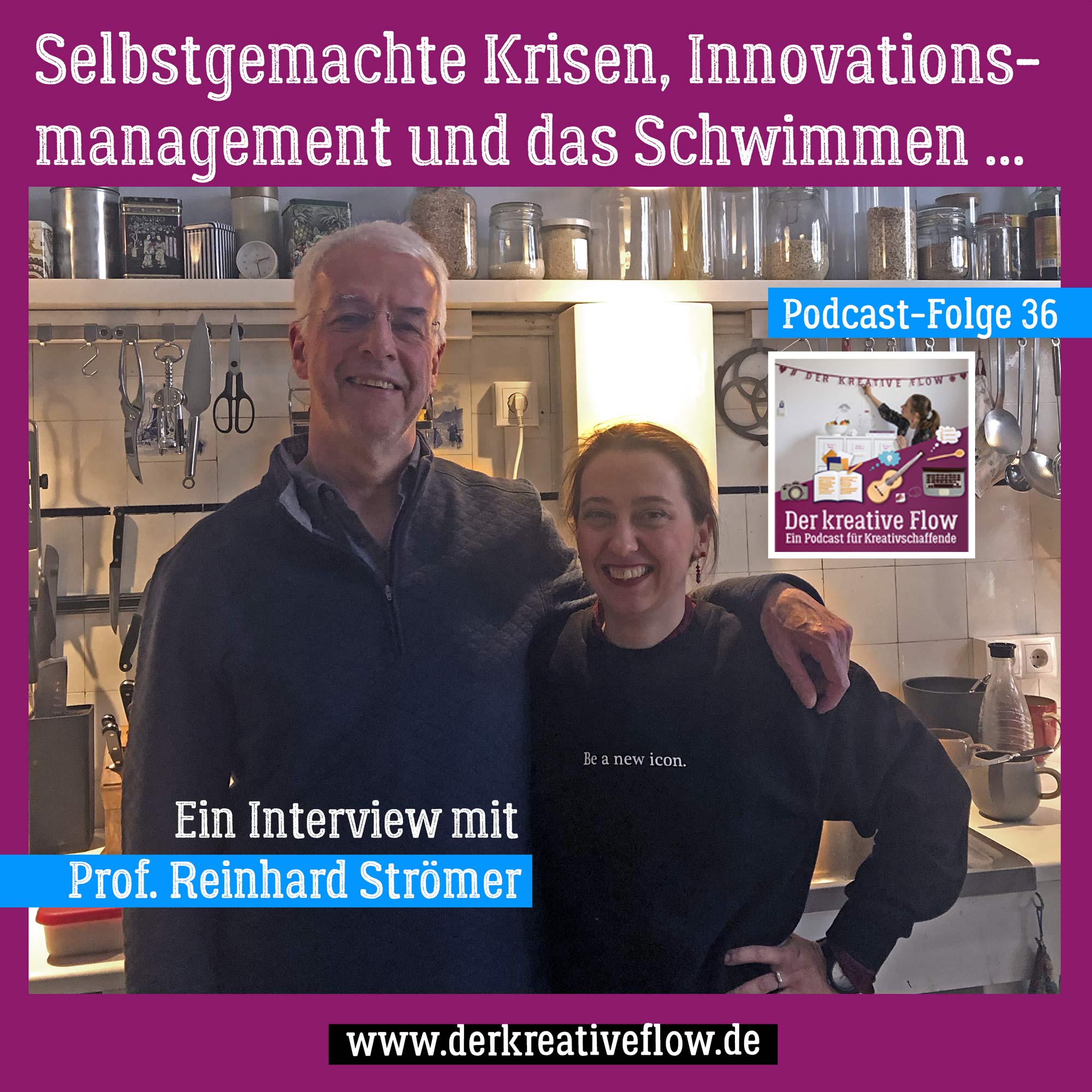 36. Selbstgemachte Krisen, Innovationsmanagement und das Schwimmen – Ein Interview mit Prof. Reinhard Strömer episode artwork