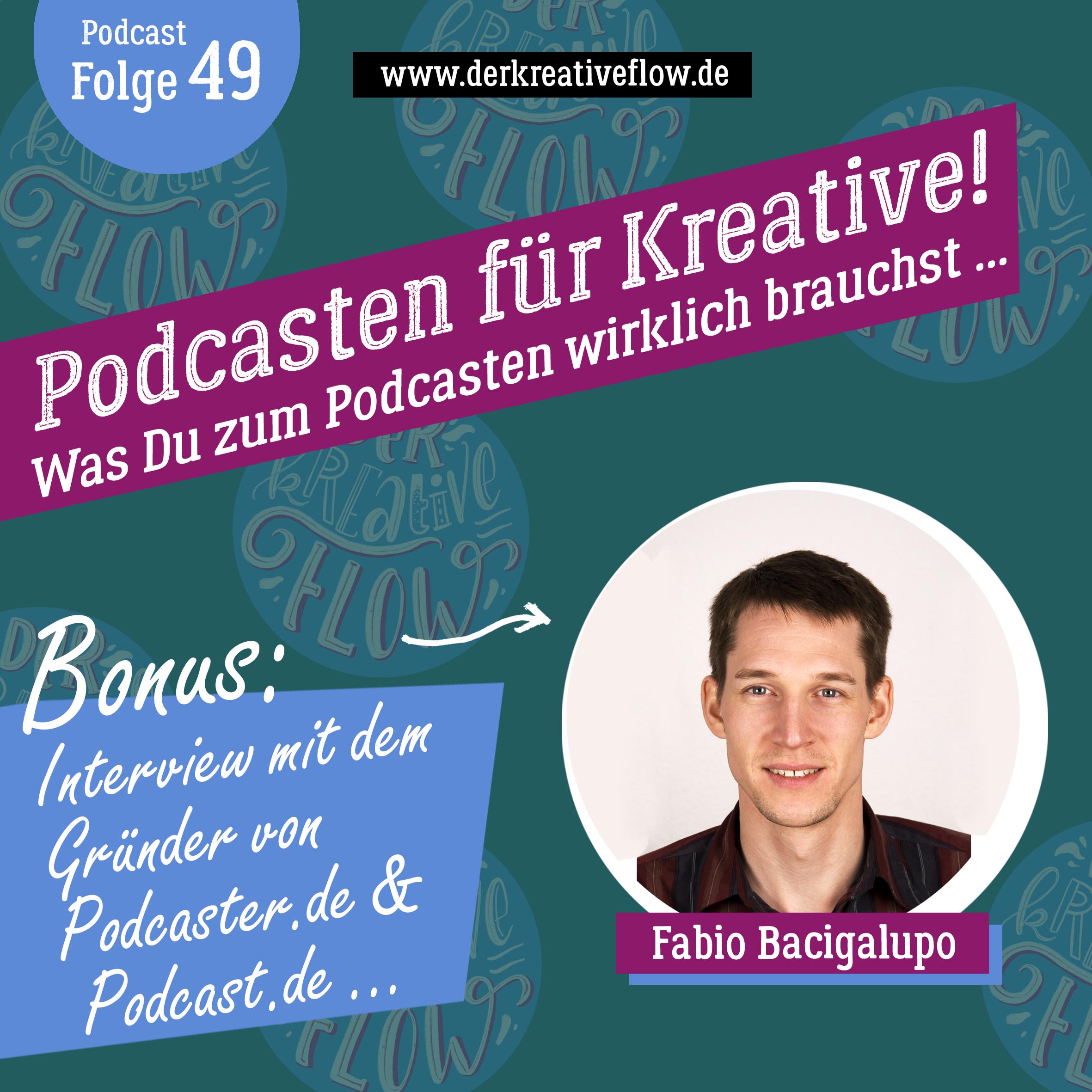 49. Podcasten für Kreative! – Was Du zum Podcasten wirklich brauchst ... episode artwork