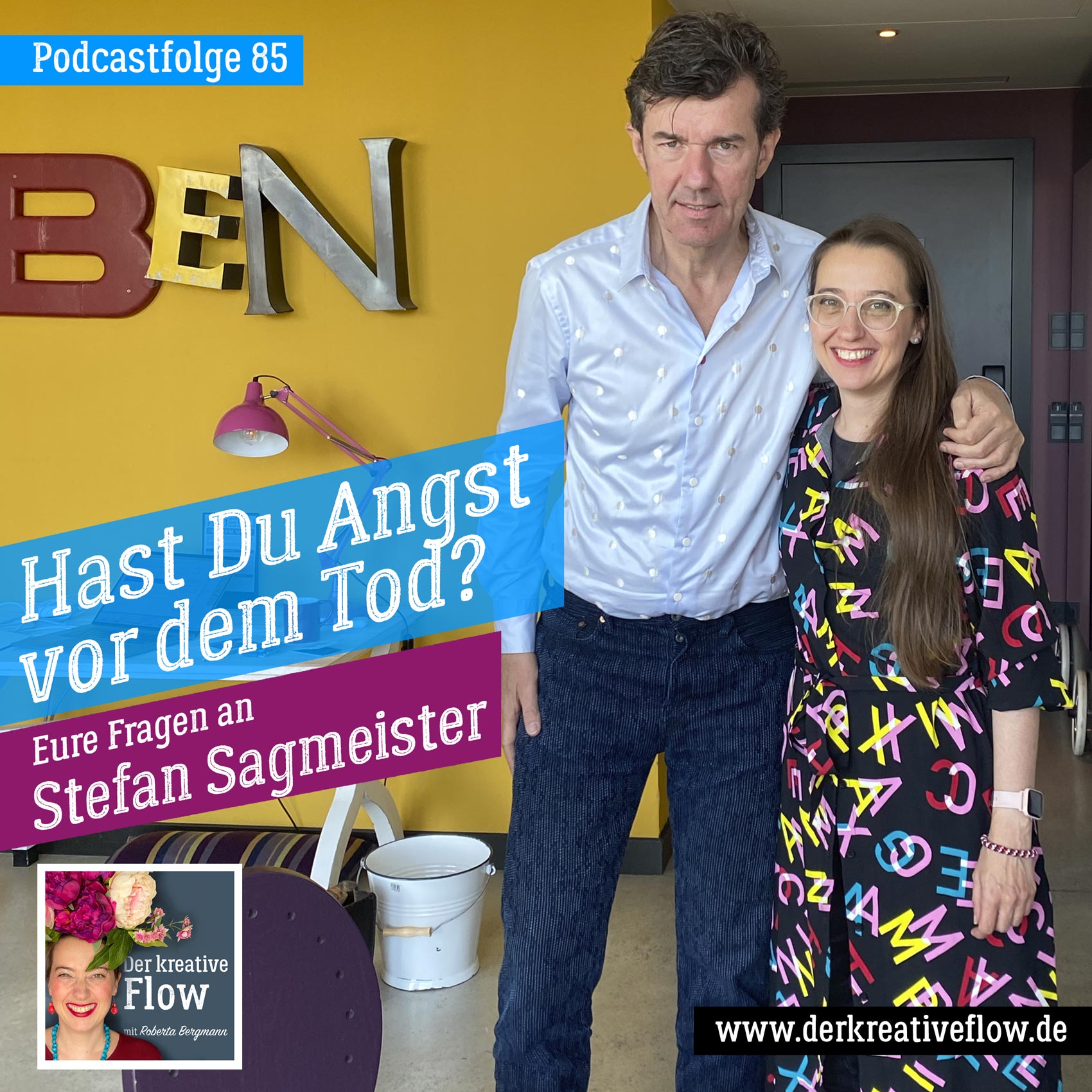 85. Hast Du Angst vor dem Tod? – Eure Fragen an Stefan Sagmeister episode artwork