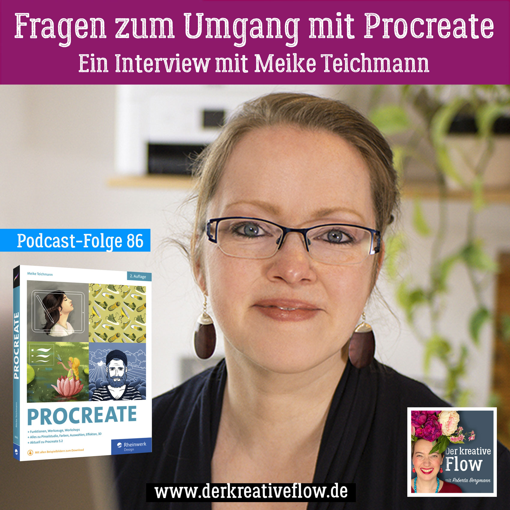 86. Fragen zum Umgang mit Procreate – Ein Interview mit Meike Teichmann episode artwork