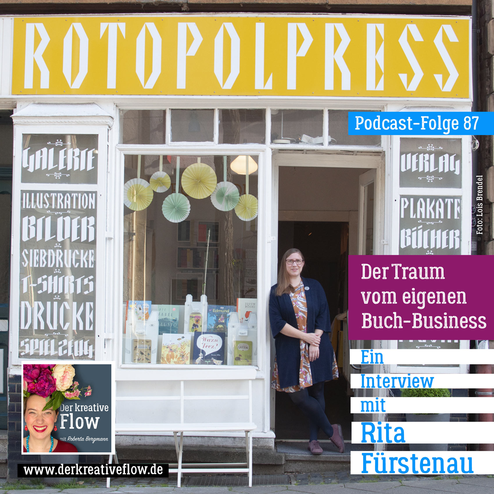 87. Der Traum vom eigenen Buch-Business: Ein Interview mit Rita Fürstenau von Rotopol episode artwork