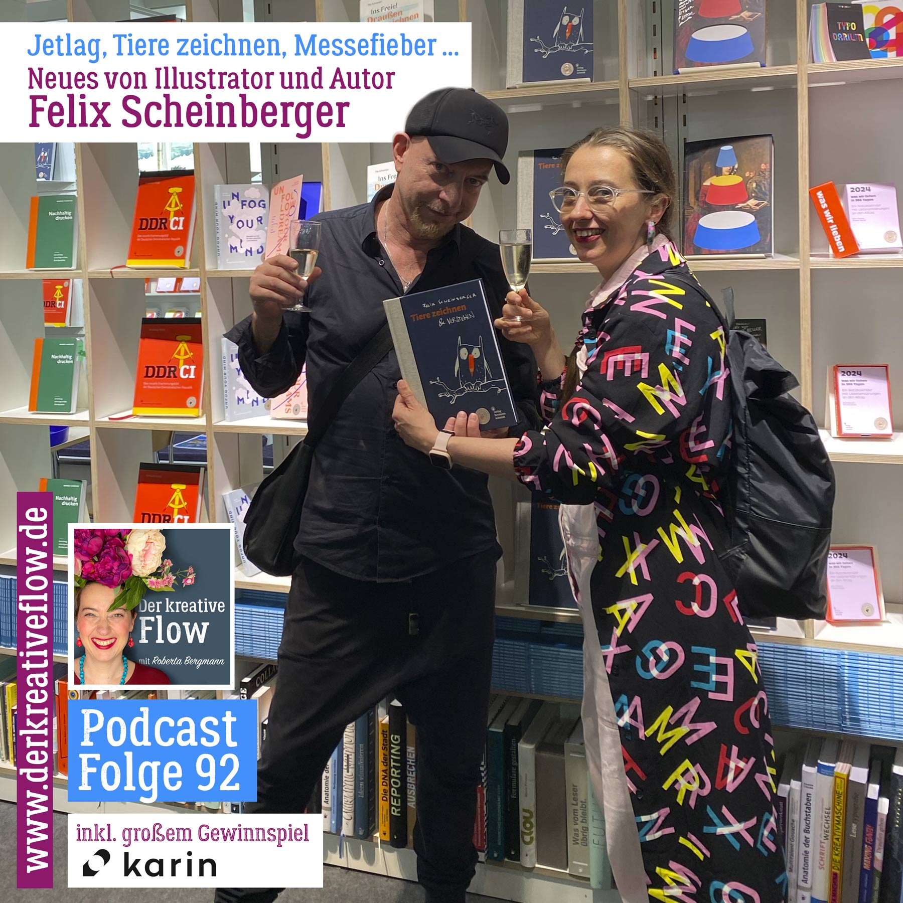 92. Jetlag, Tiere zeichnen, Messefieber ... Neues von Illustrator und Autor Felix Scheinberger episode artwork