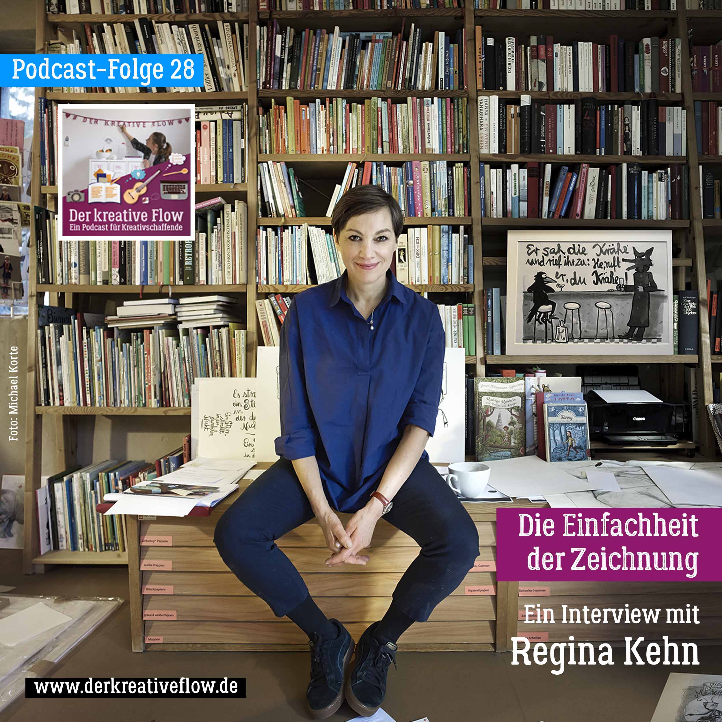 28. Die Einfachheit der Zeichnung – Ein Interview mit Regina Kehn episode artwork