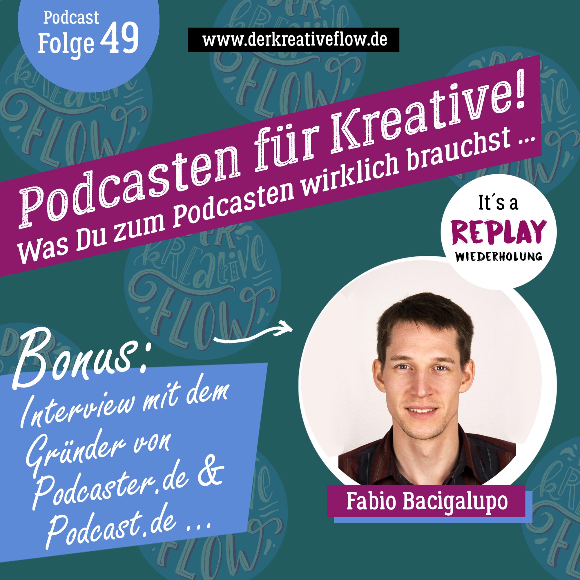 REPLAY: Podcasten für Kreative (Wiederholung 49. Folge) episode artwork