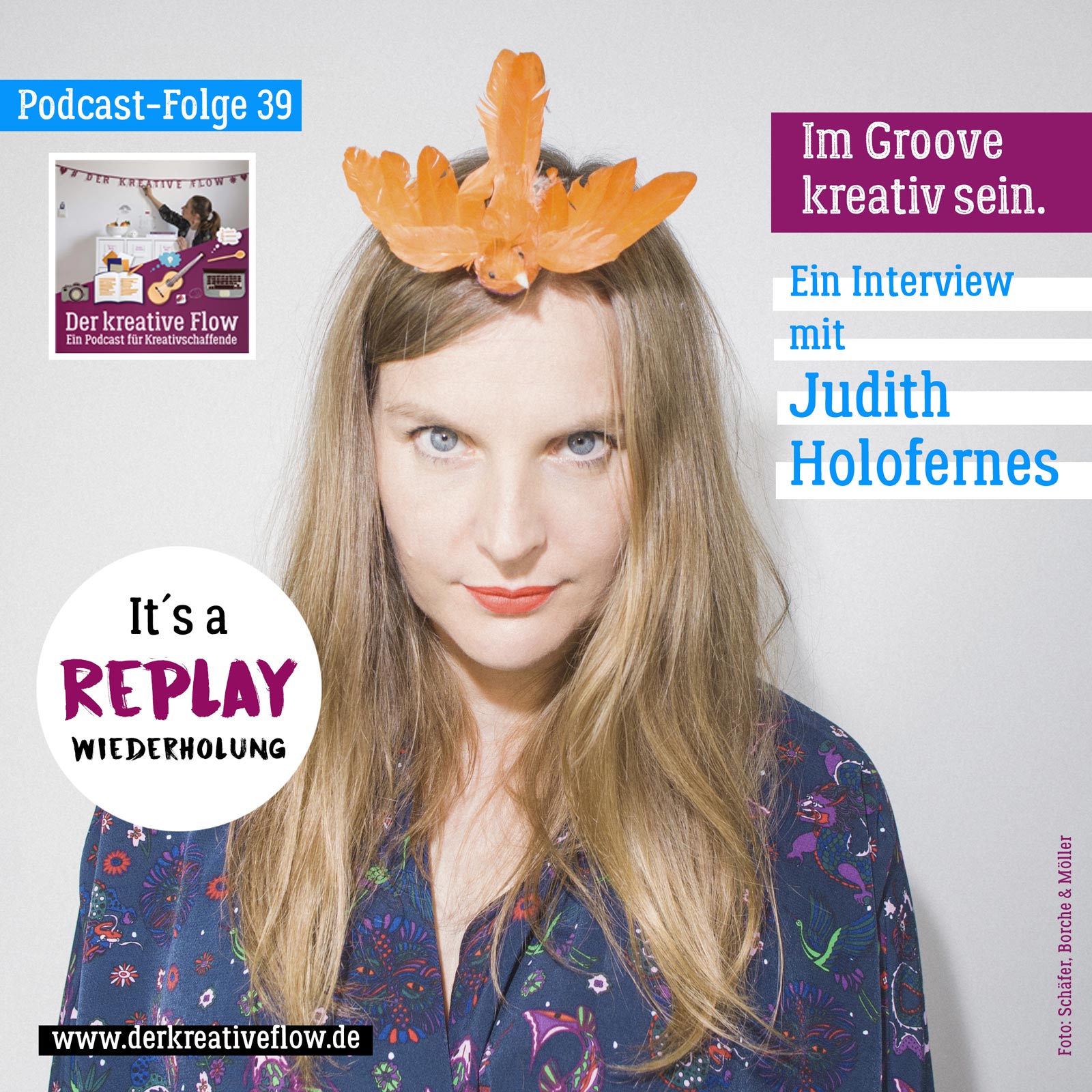 REPLAY: Im Groove kreativ sein – Interview mit Judith Holofernes (Wiederholung Folge 39) episode artwork