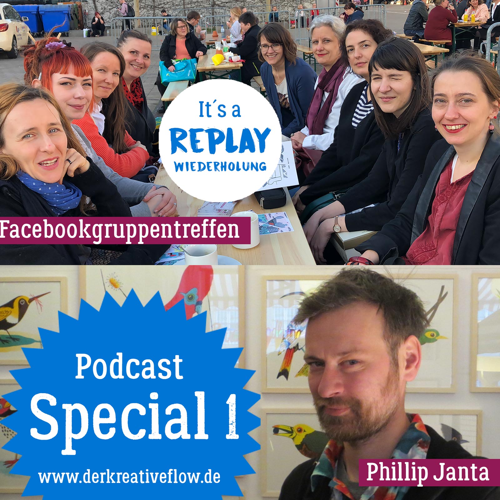 REPLAY: Auf der Leipziger Buchmesse – Gruppentreffen "Der kreative Flow" &amp; Phillip Janta (Wiederholung Special 1) episode artwork