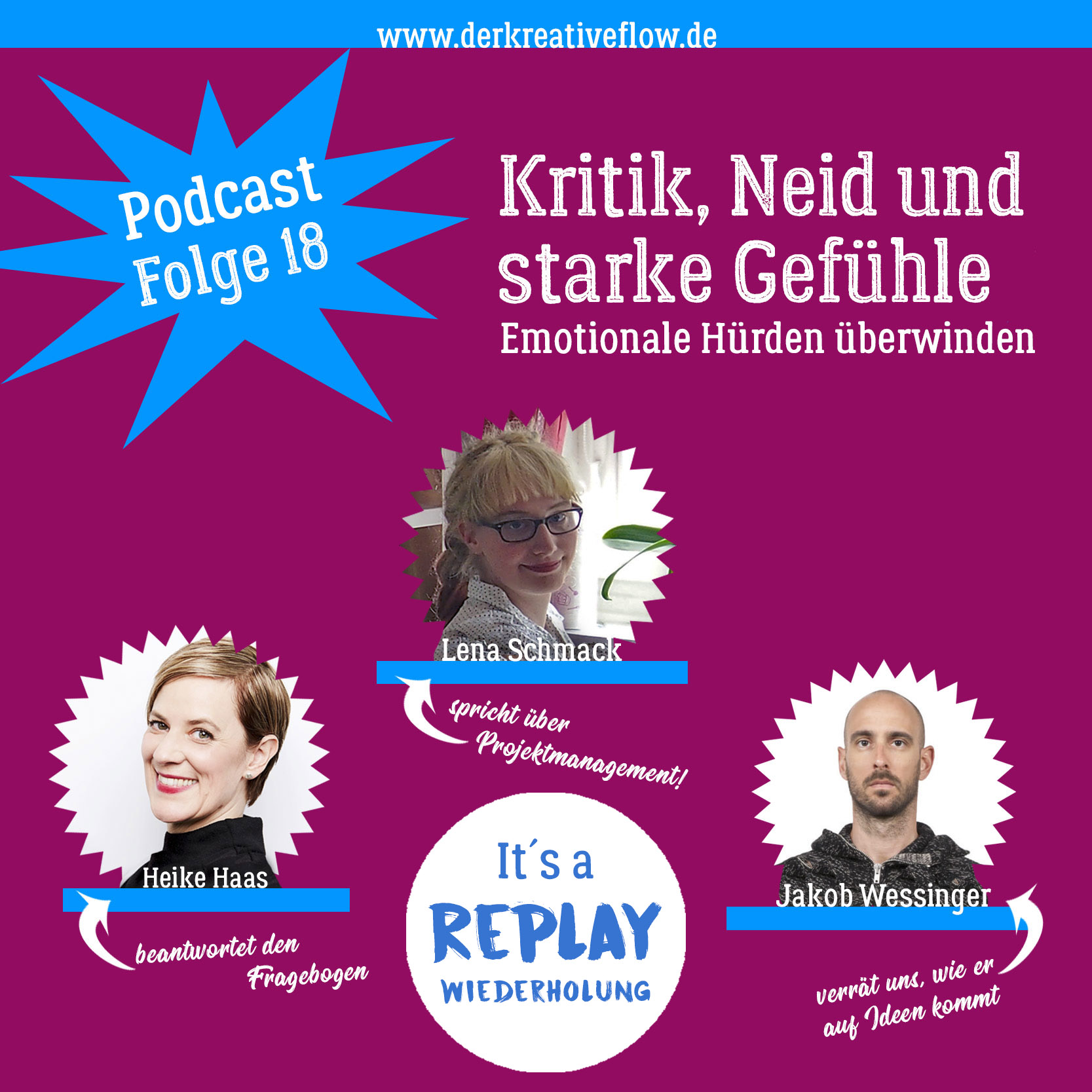 REPLAY: Kritik, Neid und starke Gefühle! – Wie Du emotionale Hürden überwinden kannst (Wiederholung Folge 18) episode artwork