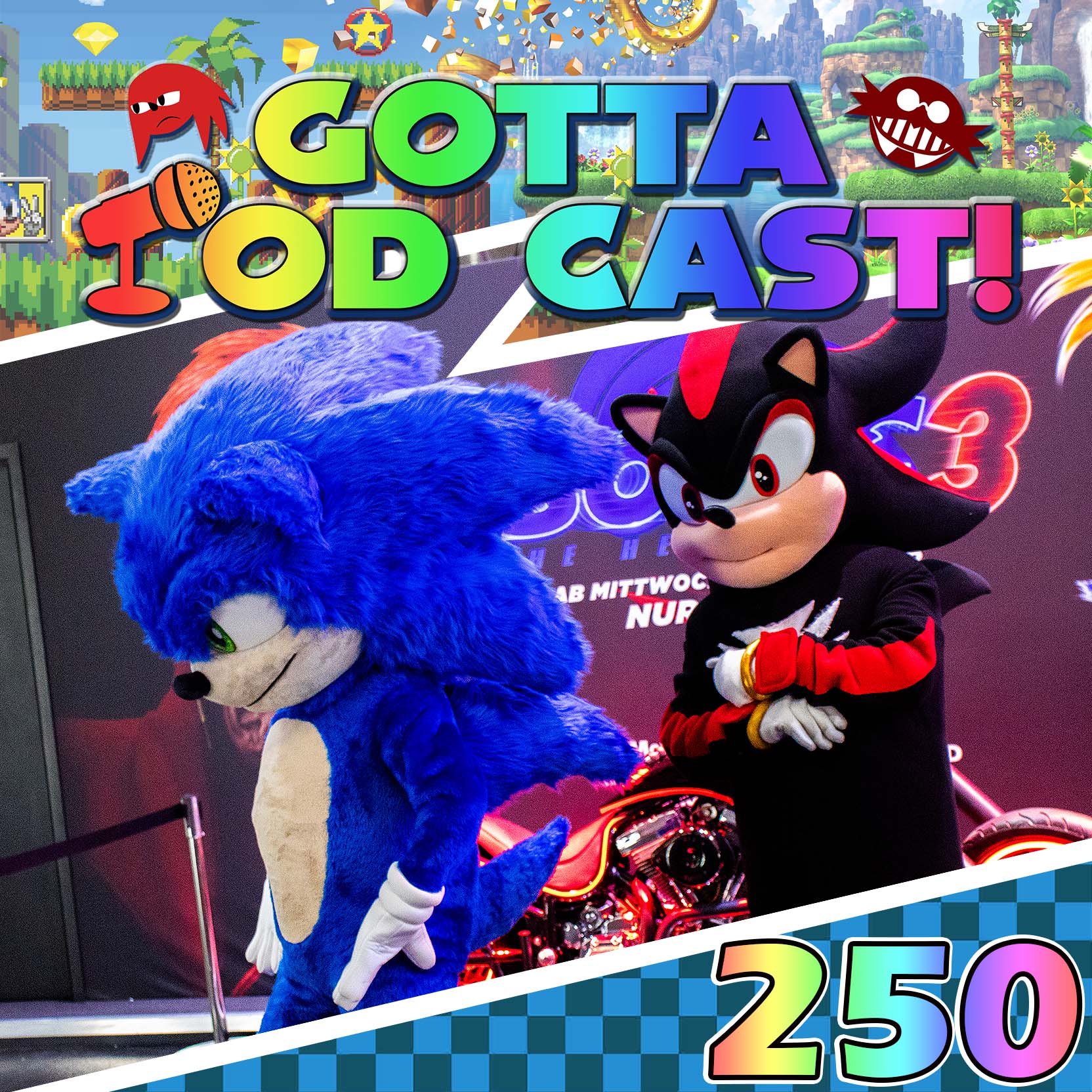 Akt 250: LIVE! Gamescom XXL - Sonic Movie 3, Sonic X Shadow und Geschichten episode artwork