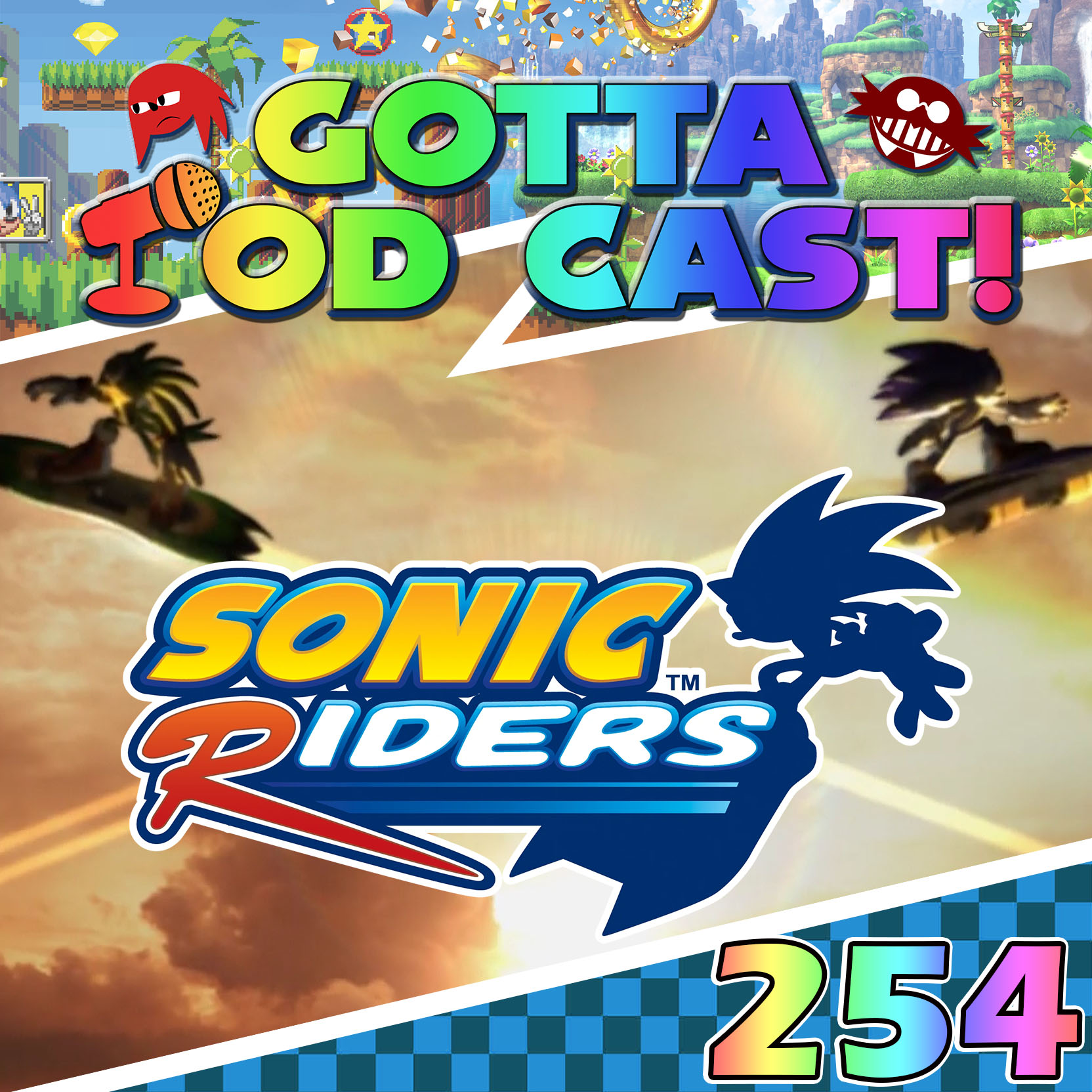 Akt 254: Sonic Riders in den Sonnenuntergang episode artwork