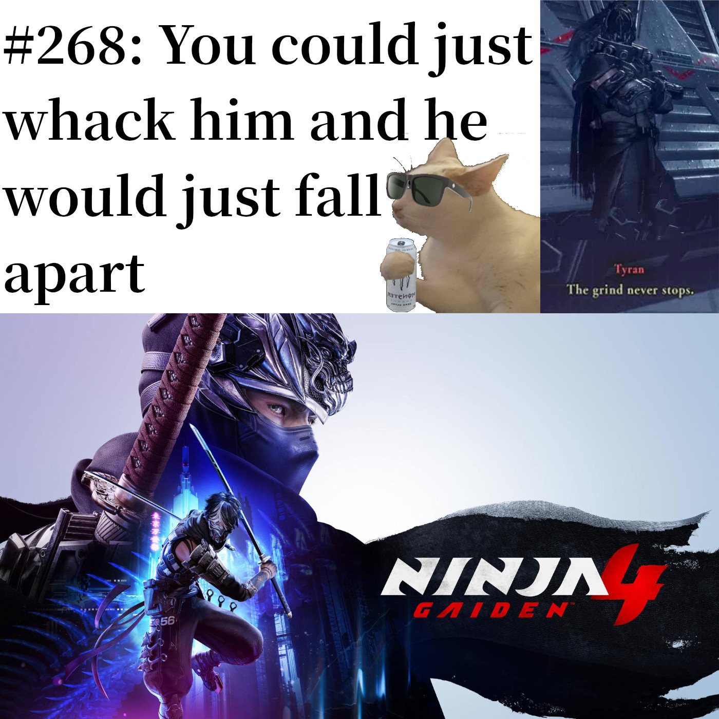 #268: You could just whack him and he would just fall apart