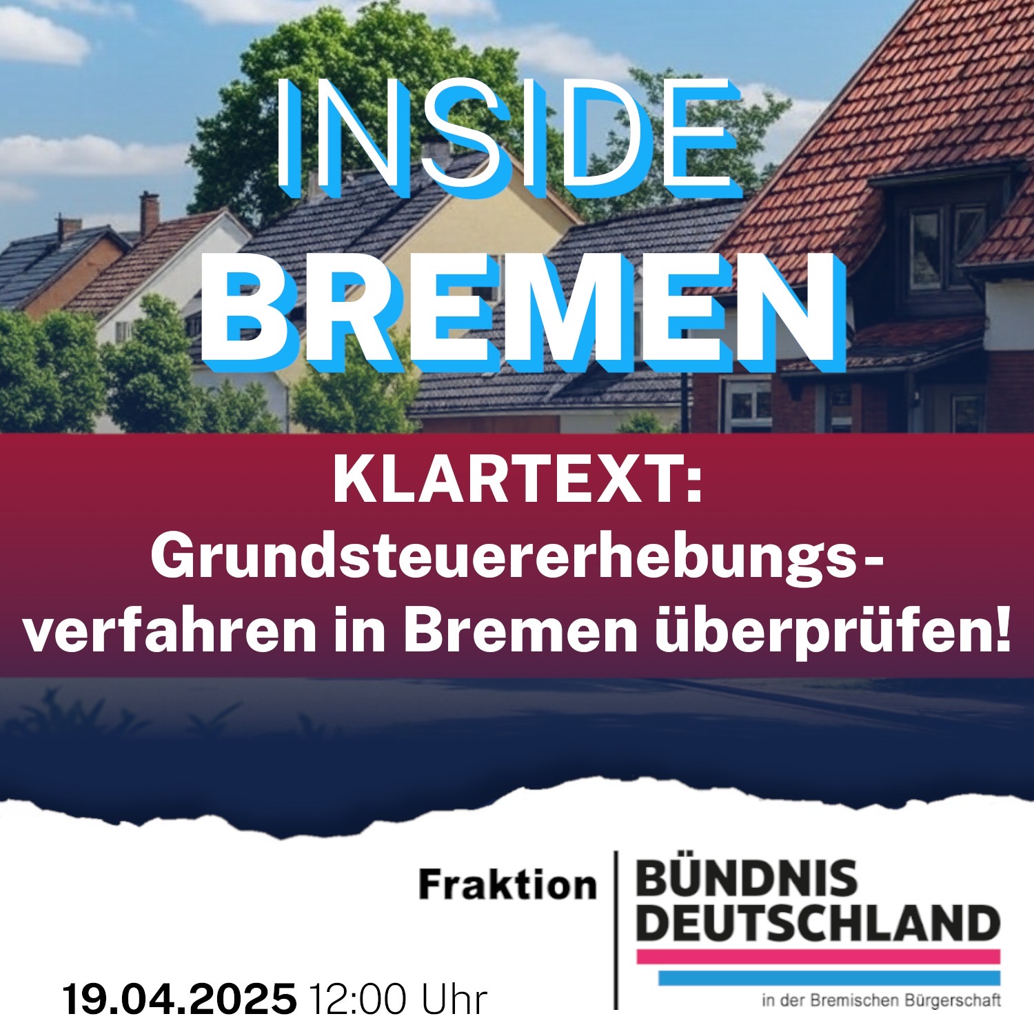 Grundsteuererhebungsverfahren in Bremen überprüfen! episode artwork