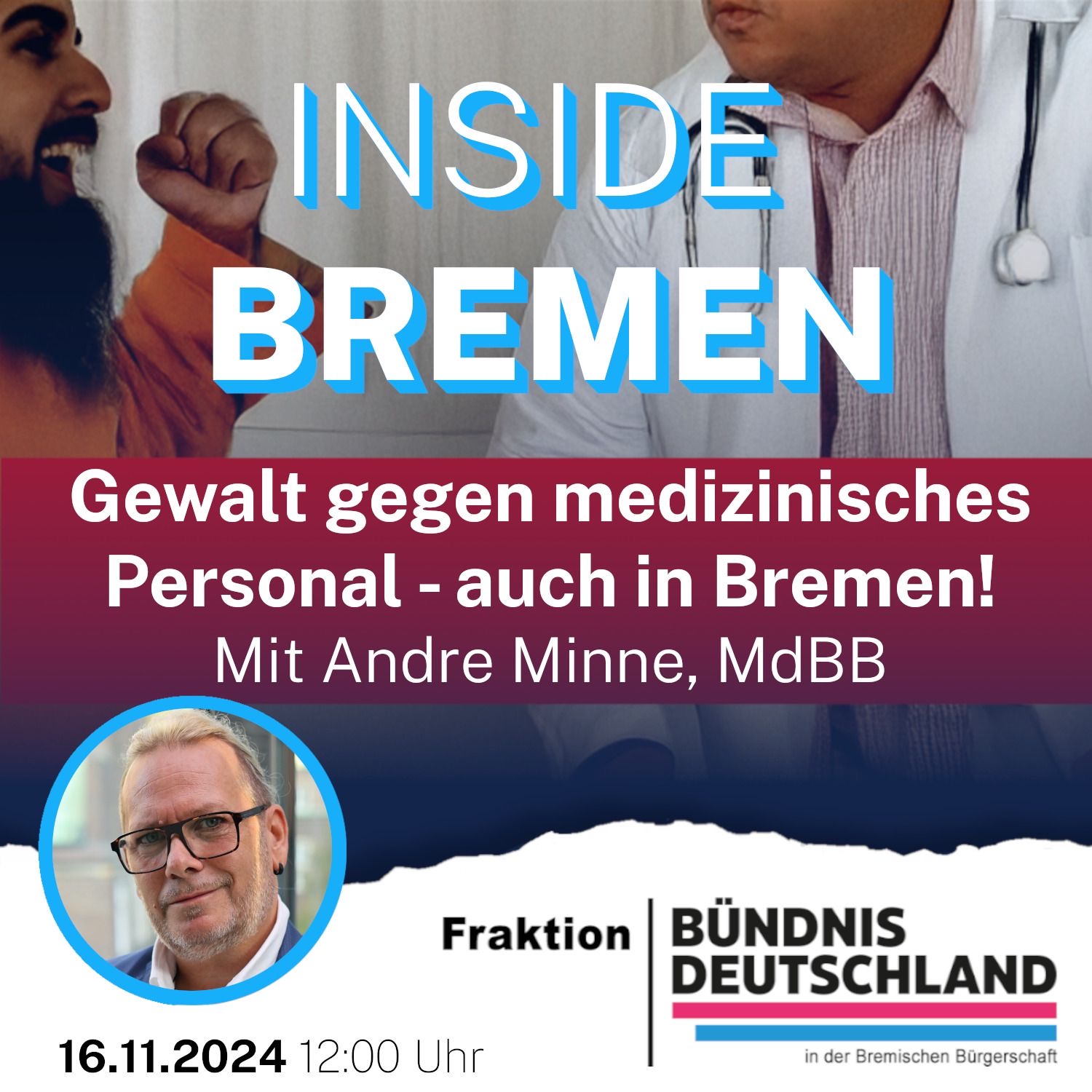 Gewalt gegen medizinisches Personal - auch in Bremen! episode artwork