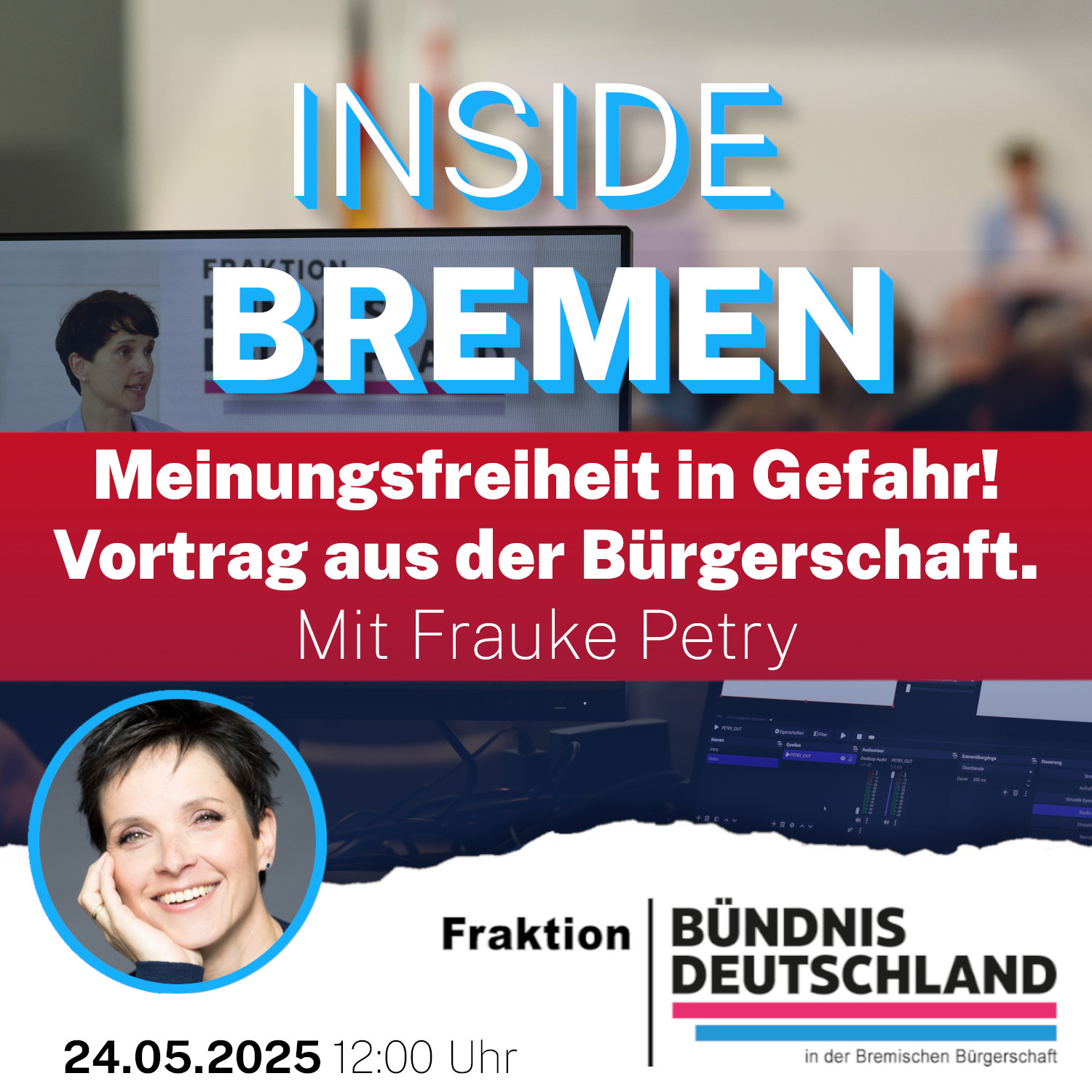 Frauke Petry: Meinungsfreiheit in Gefahr! Vortrag aus der Bremischen Bürgerschaft. episode artwork