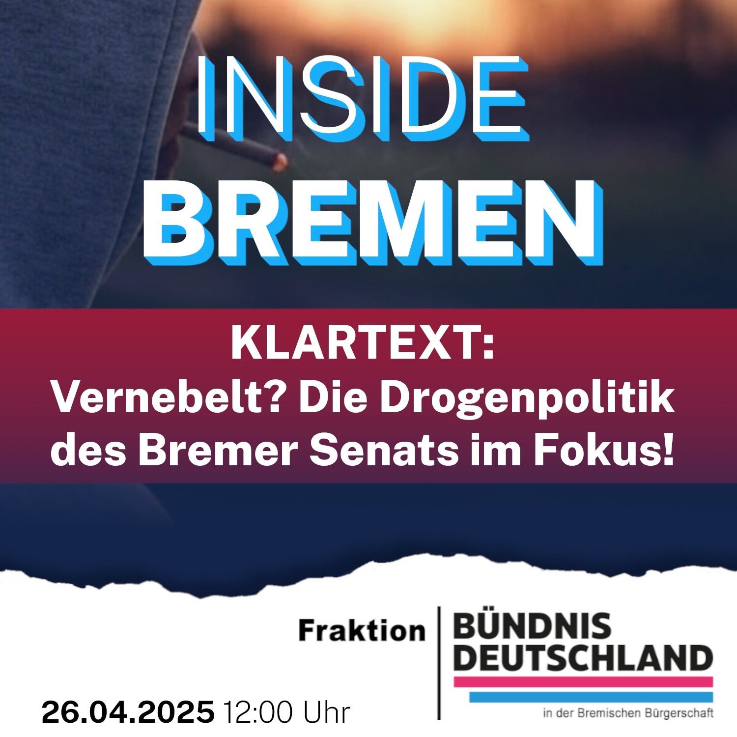 Vernebelt? Die Drogenpolitik des Bremer Senats im Fokus! episode artwork