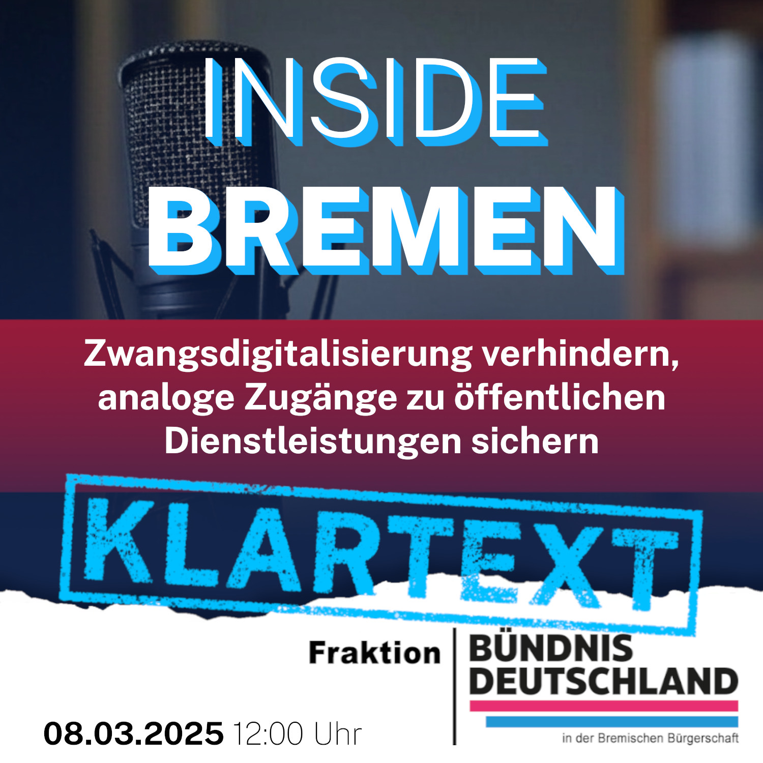 Zwangsdigitalisierung verhindern, analoge Zugänge zu öffentlichen Dienstleistungen sichern episode artwork