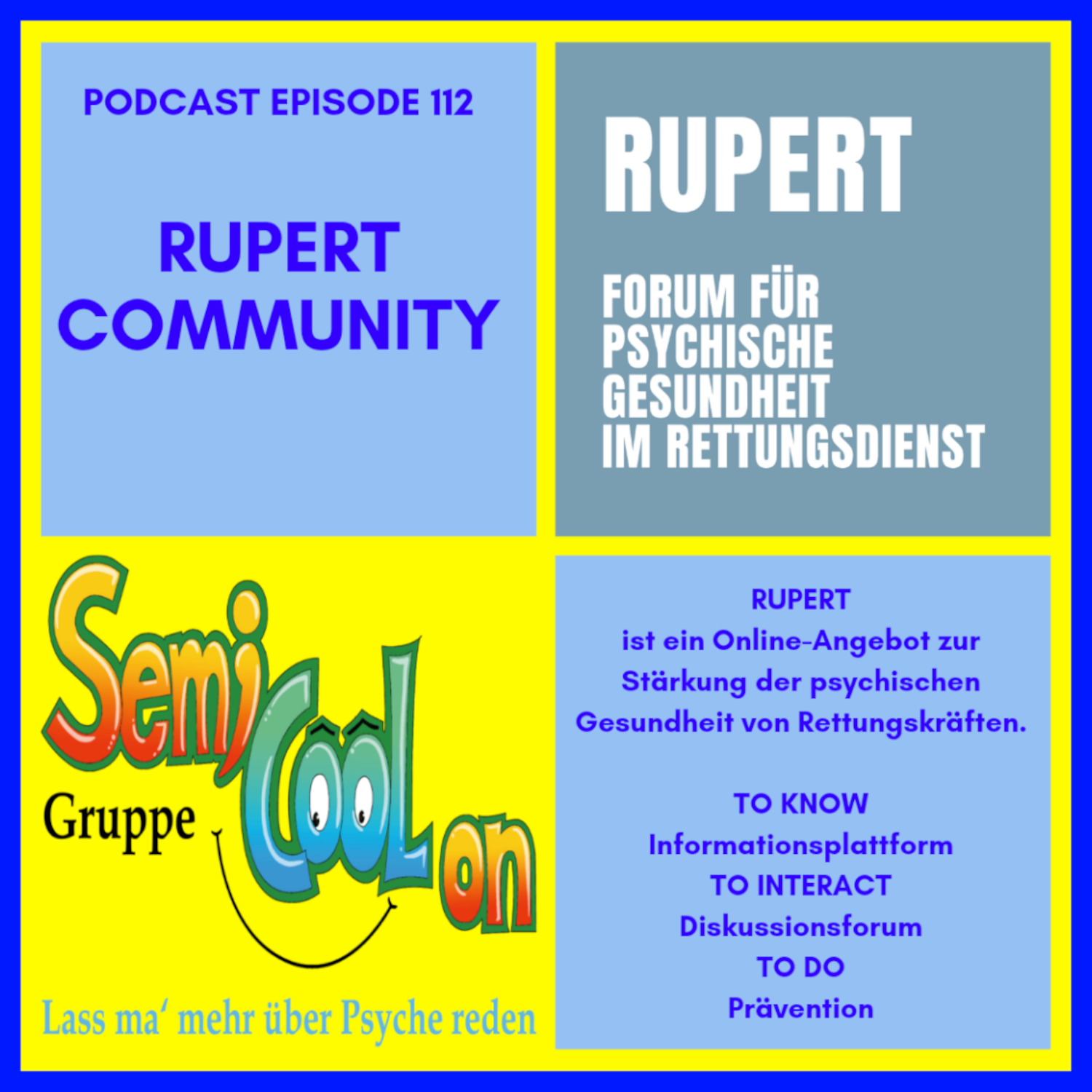 RUPERT - foRUm für Psychische gEsundheit im RetTungsdienst episode artwork