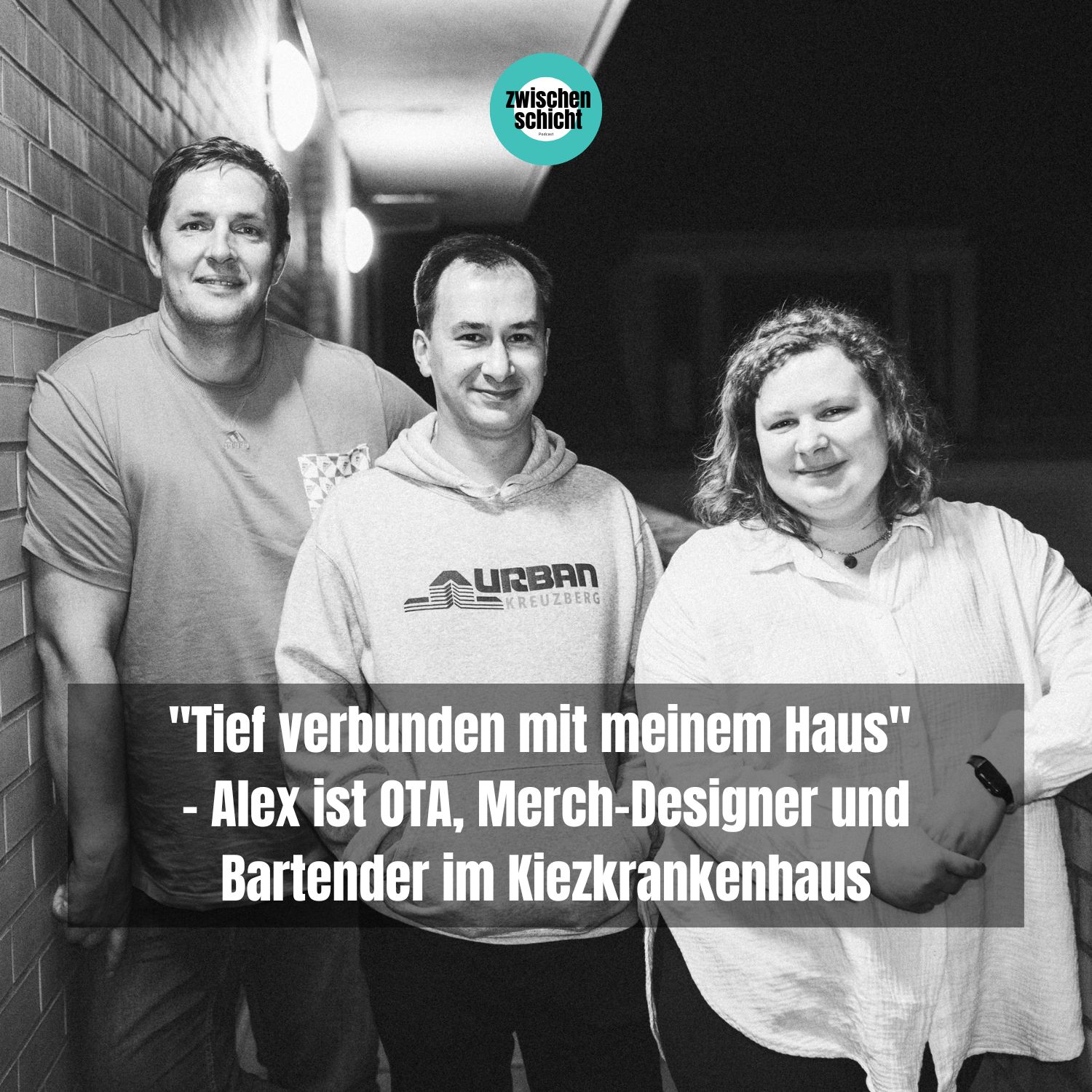 "Tief verbunden mit meinem Haus" - Alex ist OTA, Merch-Designer und Bartender im Kiezkrankenhaus episode artwork