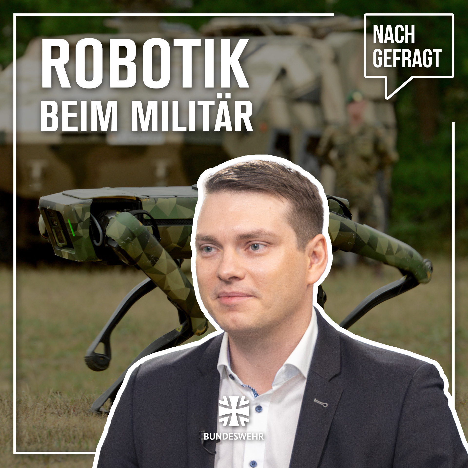 Nachgefragt #127: Roboter als Innovation auf dem Gefechtsfeld episode artwork