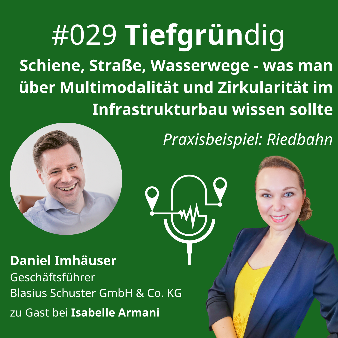 029 Schiene, Straße, Wasserwege - was man über Multimodalität und Zirkularität im Infrastrukturbau wissen sollte episode artwork