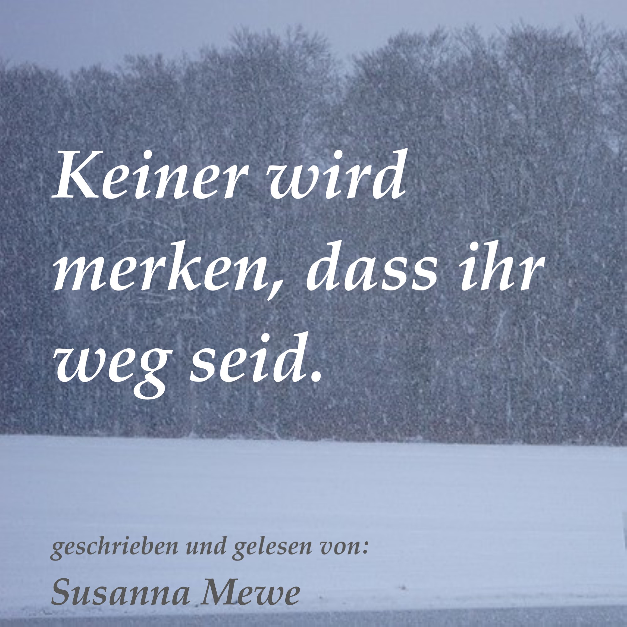 Keiner wird merken, dass ihr weg seid. episode artwork