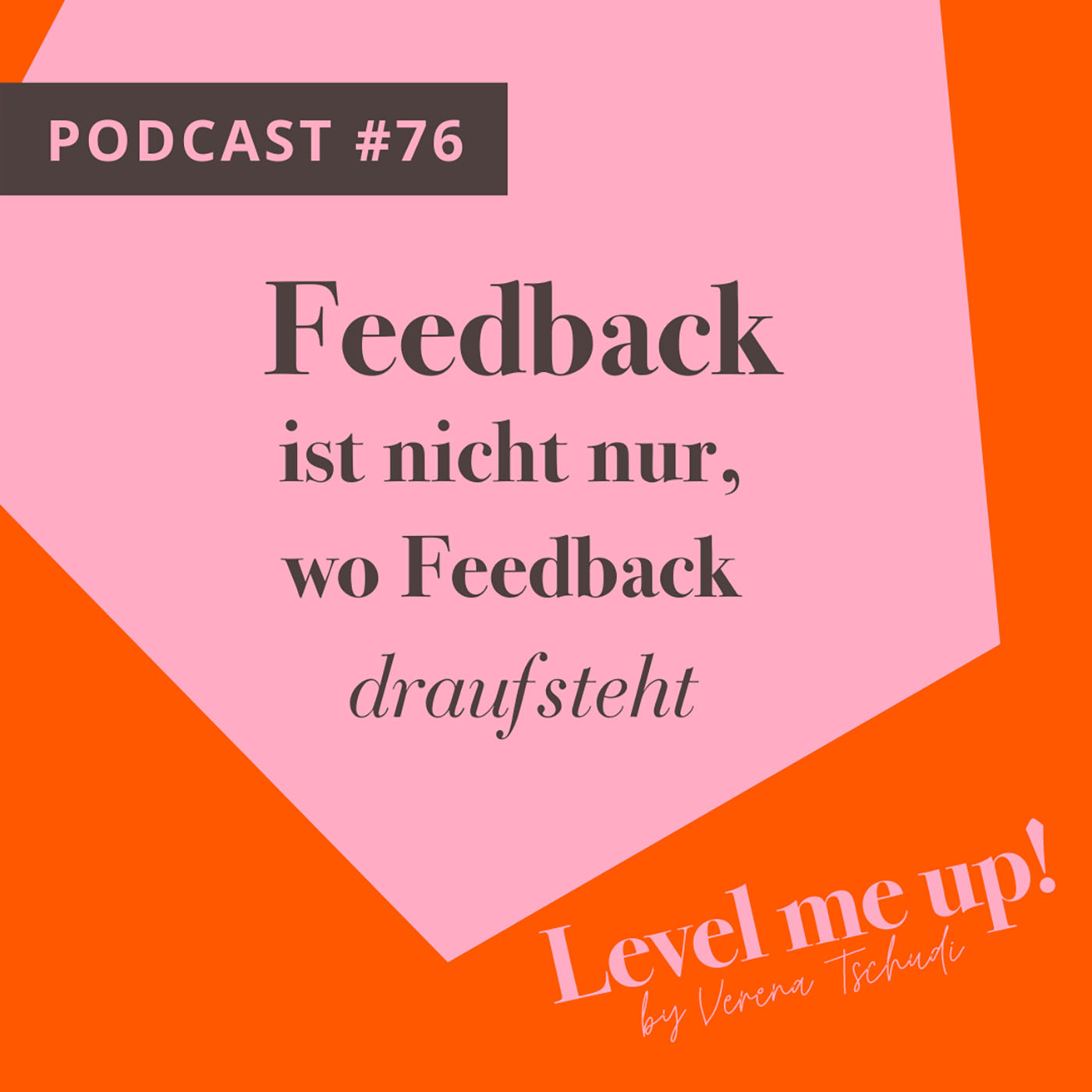 Feedback ist nicht nur, wo Feedback draufsteht episode artwork