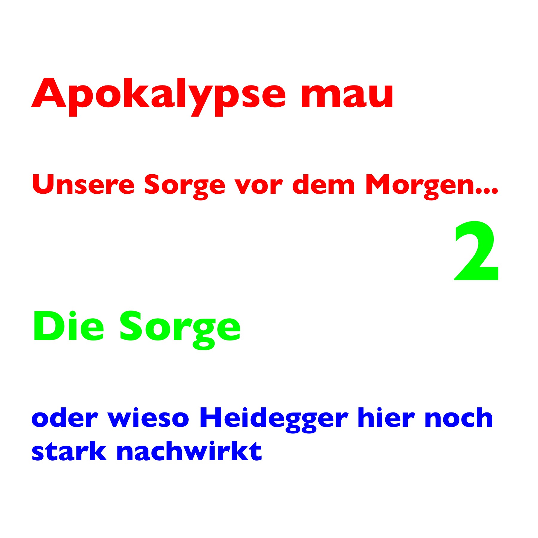 Apokalypse mau 2 episode artwork