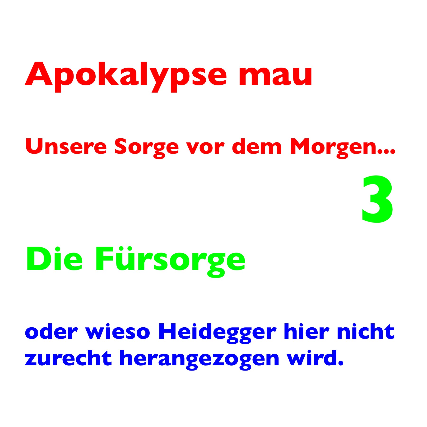 Apokalypse mau 3 episode artwork