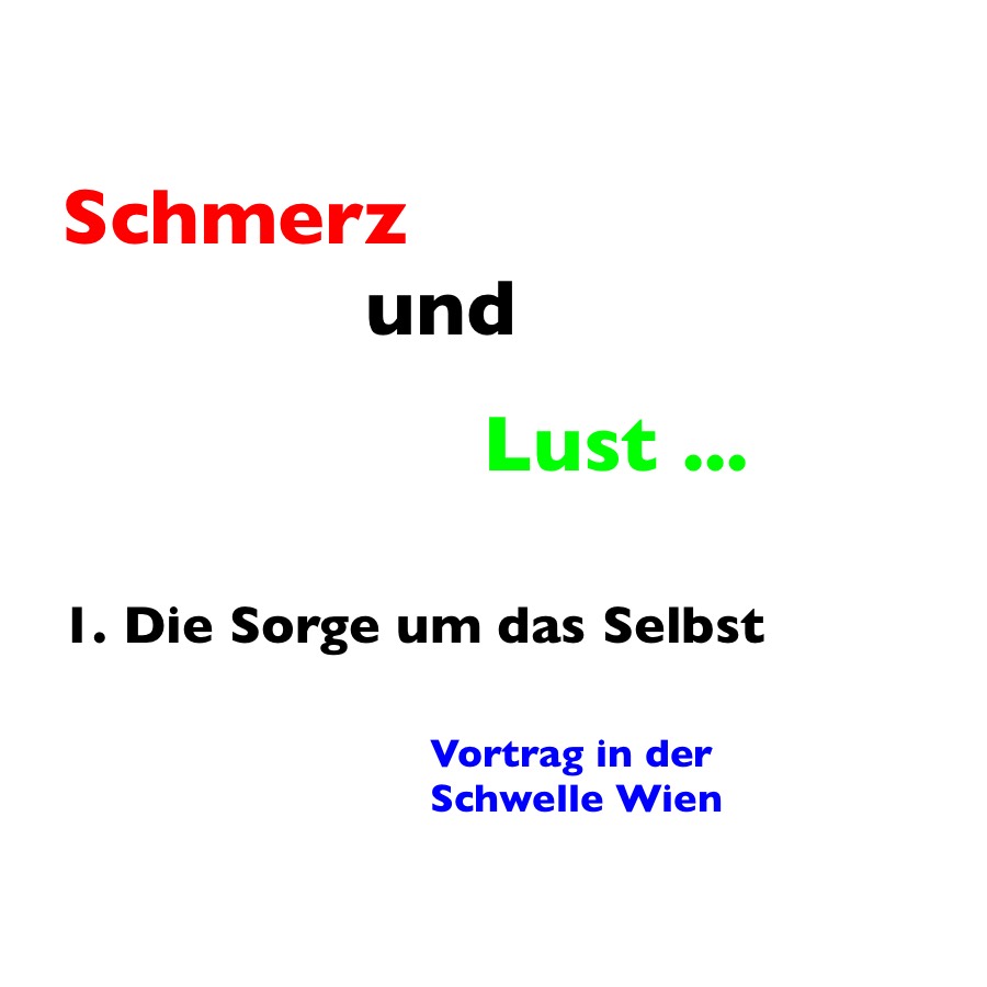 1. Schmerz&Lust_Die Sorge um das Selbst episode artwork