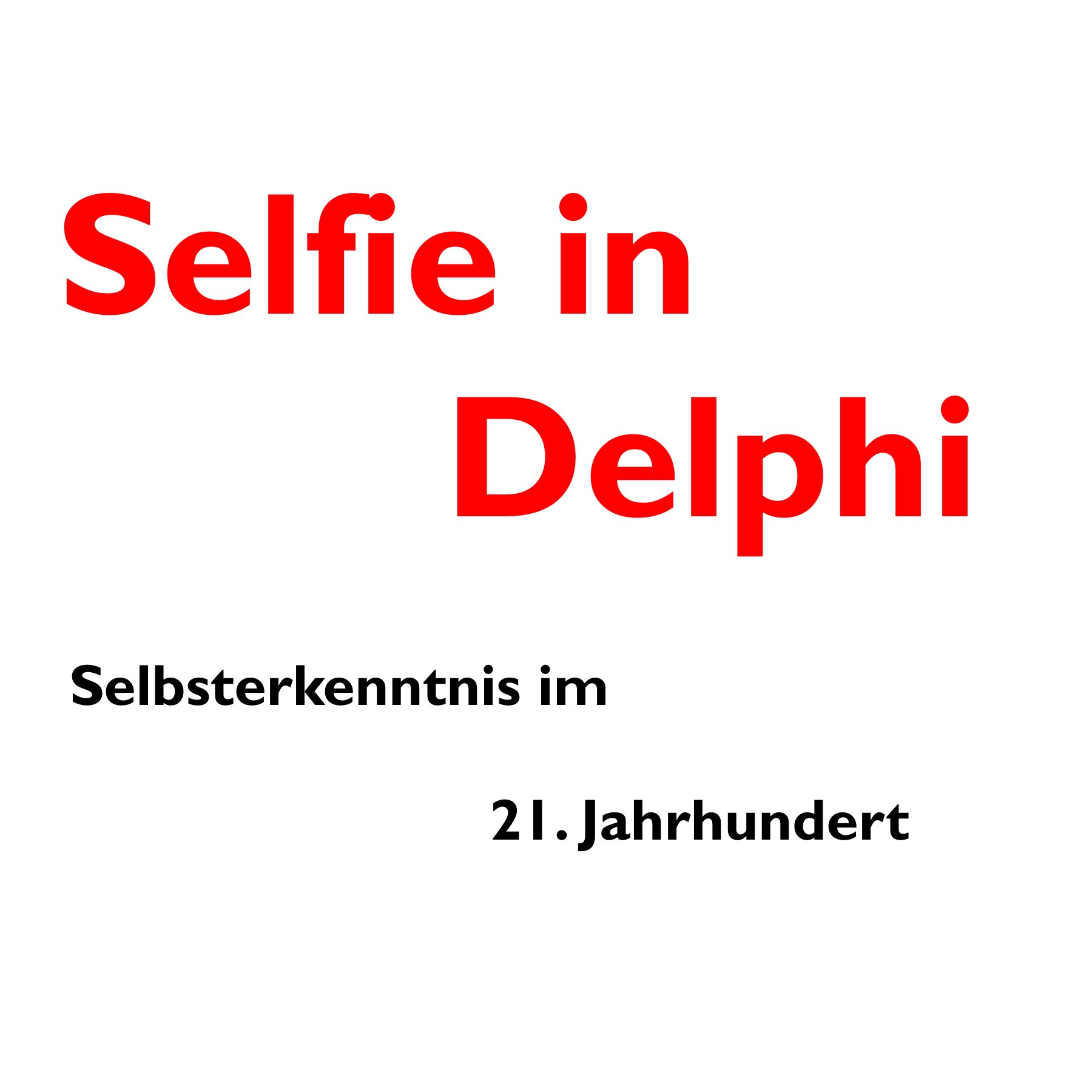 Selfie in Delphi_1 episode artwork
