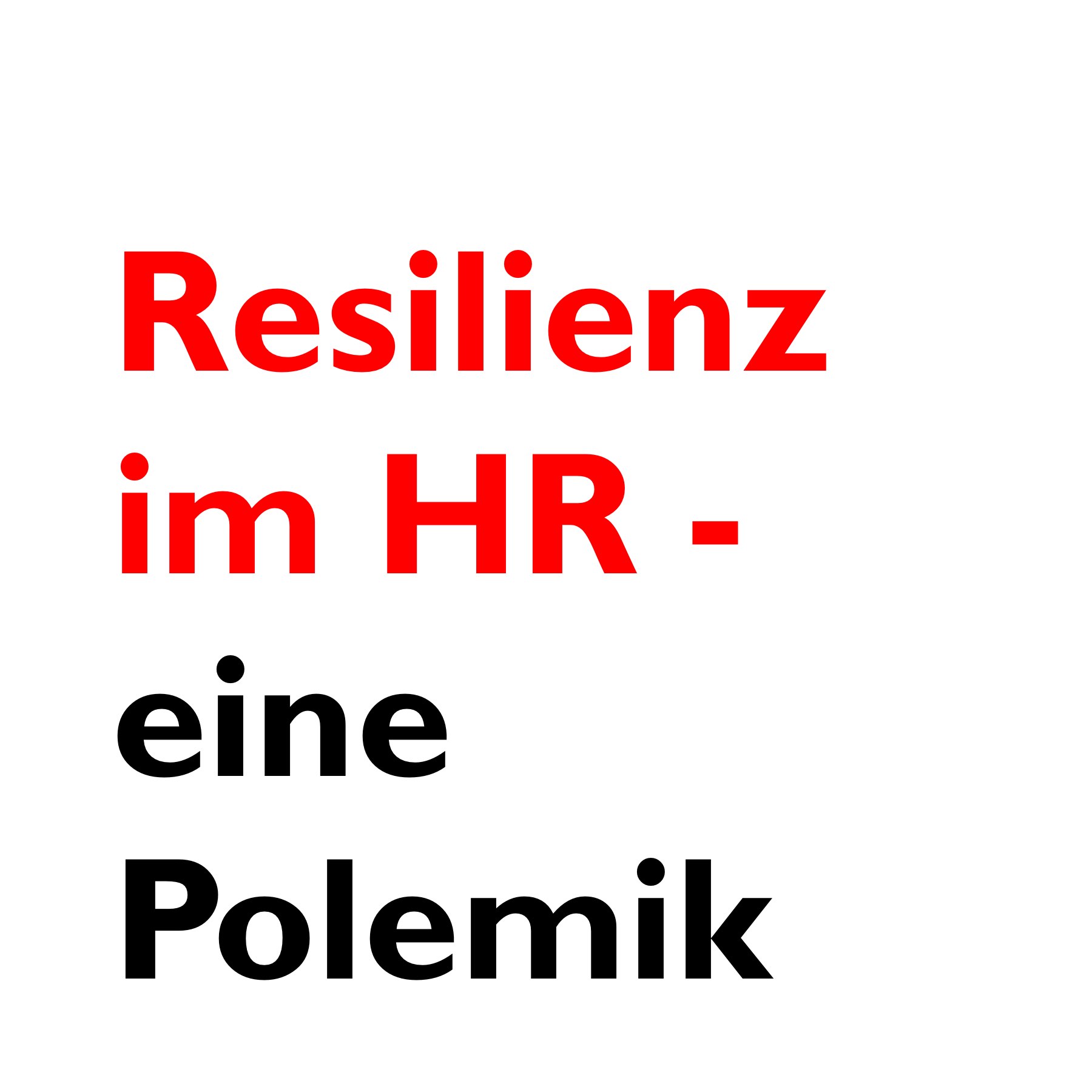 Resilienztrainings für MitarbeiterInnen - eine Polemik episode artwork