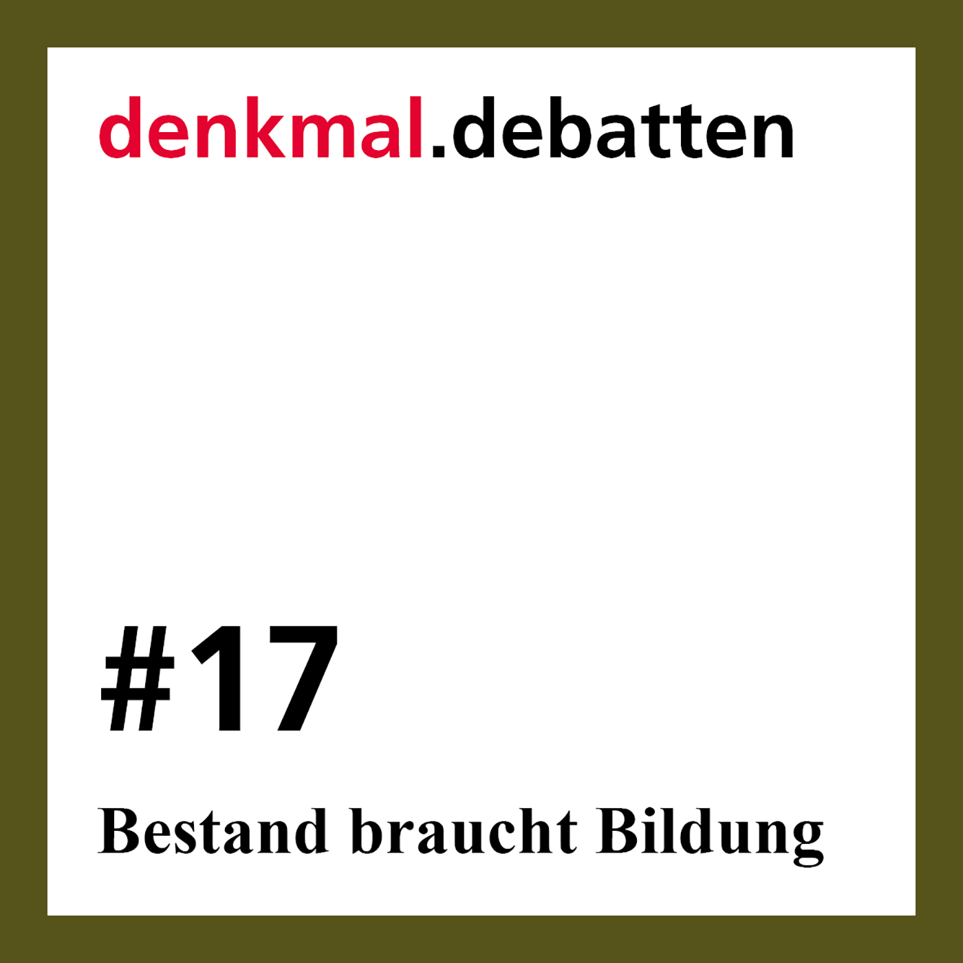 Bestand braucht Bildung episode artwork