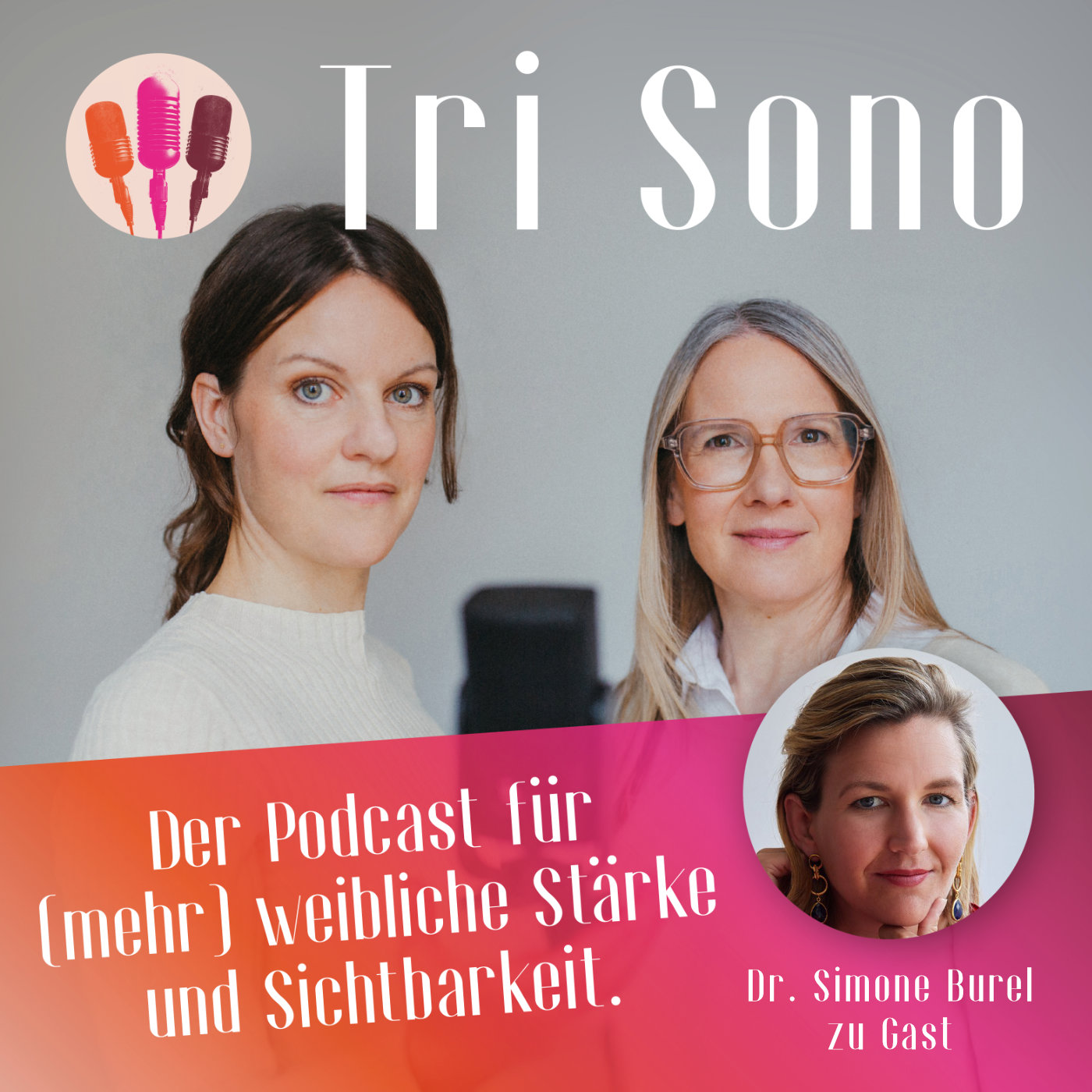 "Sprache denkt (fe)male" sagt Dr. Simone Burel in Tri Sono episode artwork