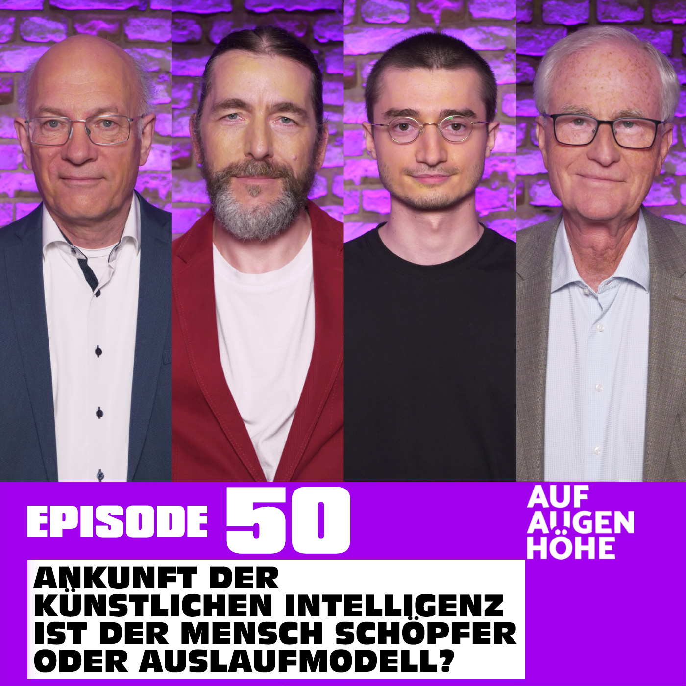 ANKUNFT DER KÜNSTLICHEN INTELLIGENZ mit Edwin Huber, Chris Waikiki, Navid Unger und Borwin Bandelow
