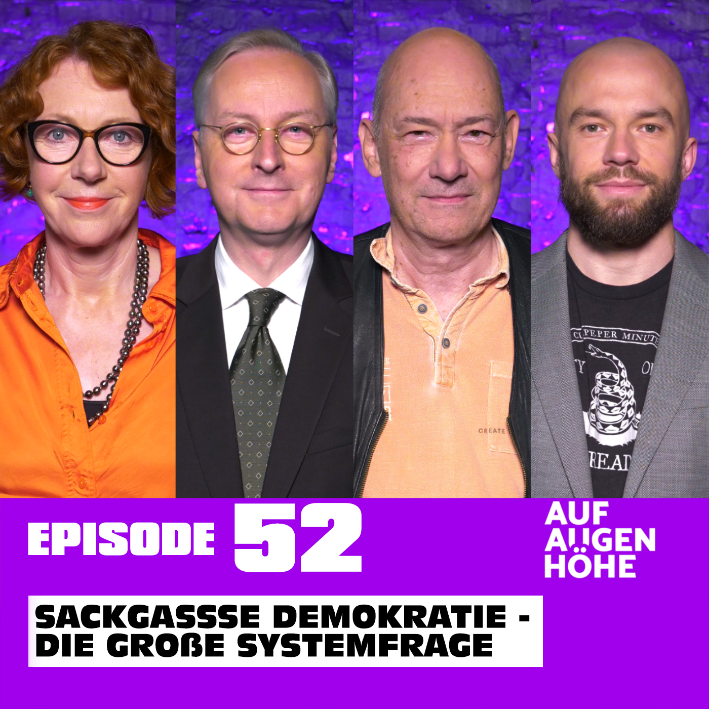SACKGASSE DEMOKRATIE - DIE GROßE SYSTEMFRAGE mit Ulrike Guérot, Carlos A. Gebauer, Christian Stolle und Stefan Blankertz