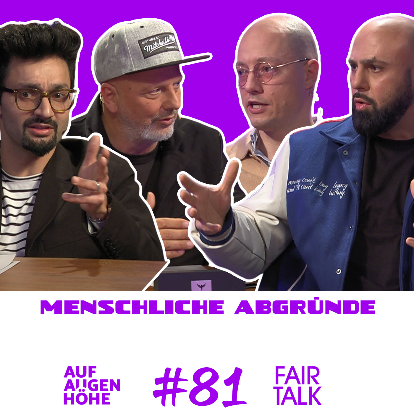 MENSCHLICHE ABGRÜNDE mit Philip Hopf, B-LASH, Kai Stuht und Tariq Hübsch