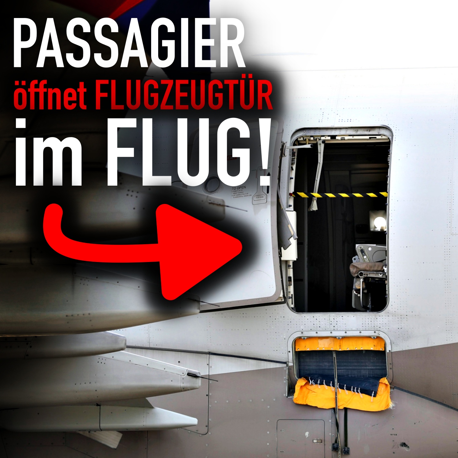 Passagier öffnet Tür im Flug! AeroNews