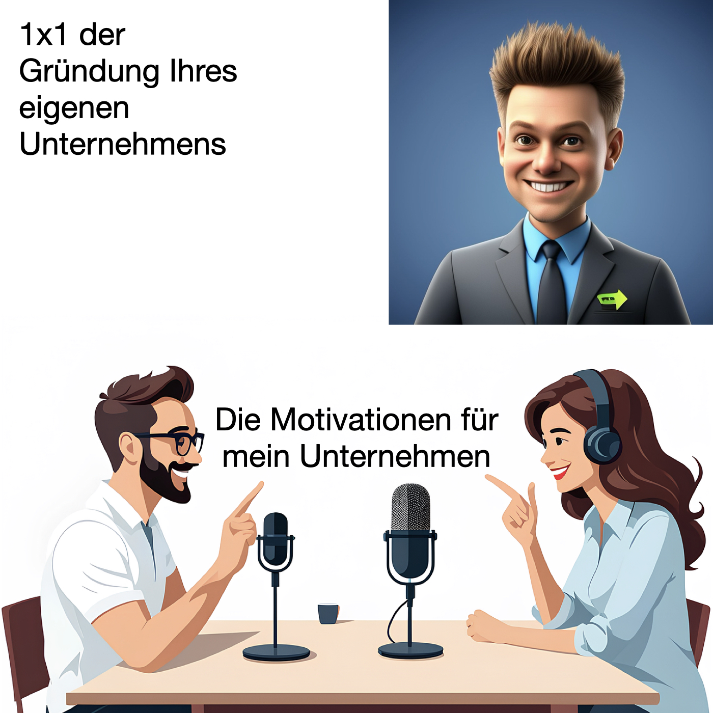 Cover: 001 Die Motivationen für mein Unternehmen