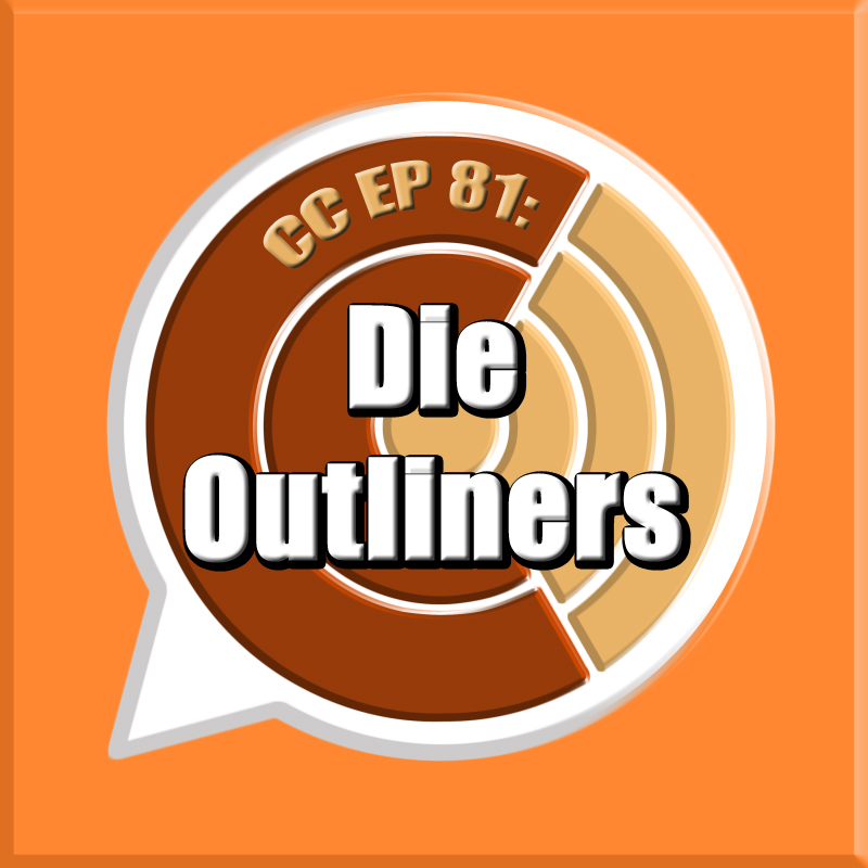 CC EP 81: "Die Outliners" episode artwork