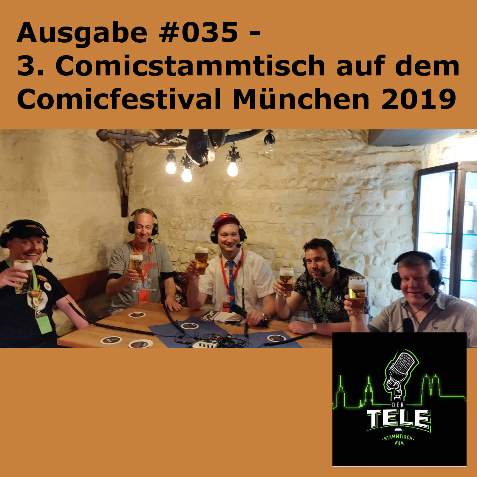 T-ST#035 - 3. Comicstammtisch beim Comicfestival München 2019 episode artwork