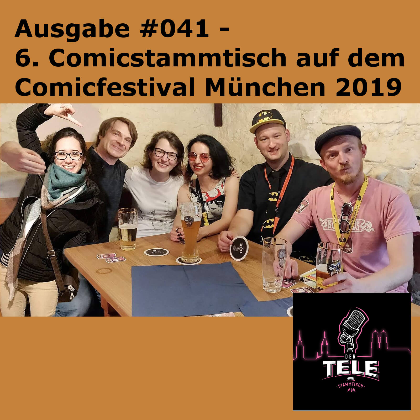 T-ST#041 - 6. Comicstammtisch beim Comicfestival München 2019 episode artwork