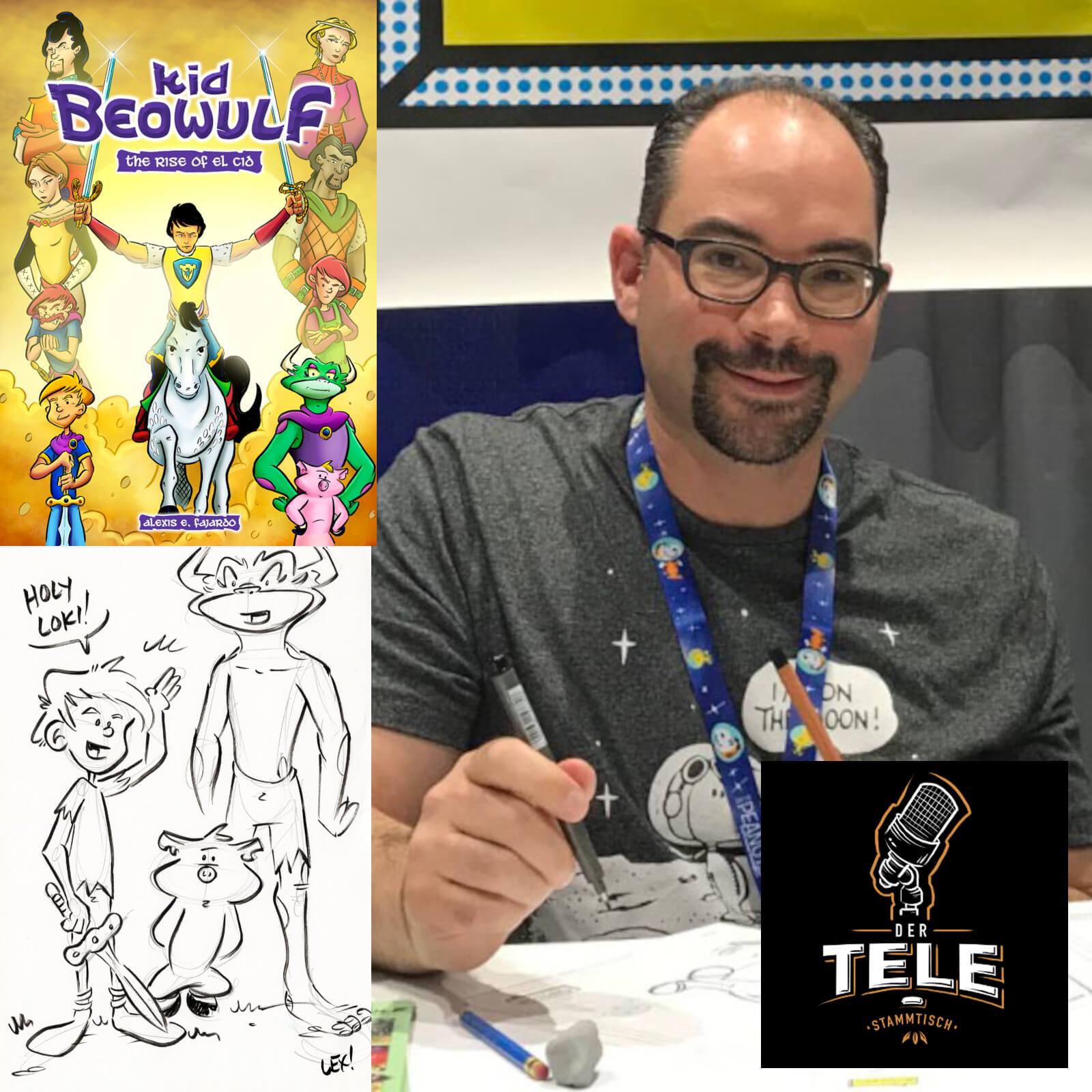 TST061 - Künstlergespräch mit Alexis E. Fajardo (Kid Beowulf, Peanuts, Charles M. Schulz) episode artwork