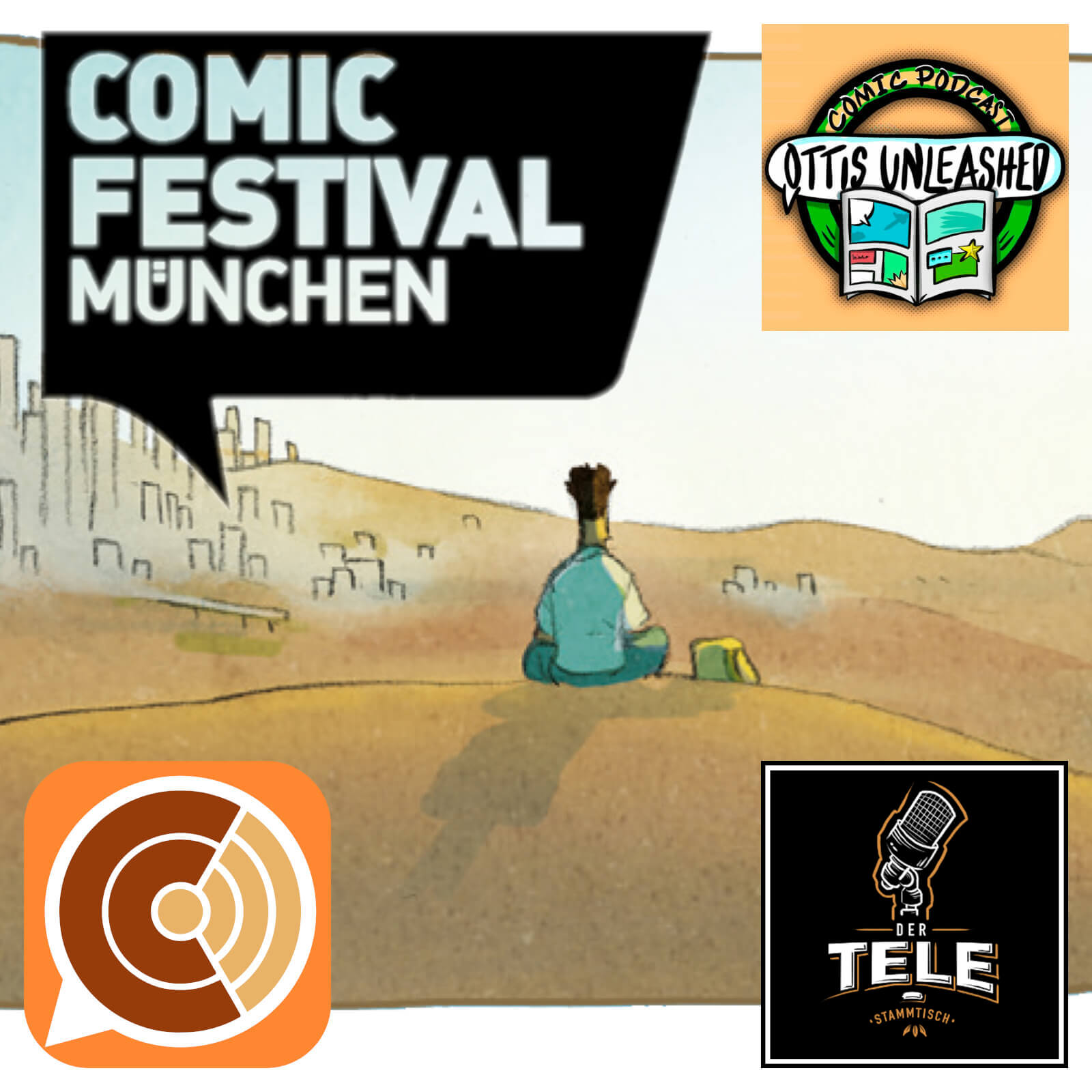 TST082 - Comicfestival München 2023, Temple of Refuge, Ottis Unleashed episode artwork