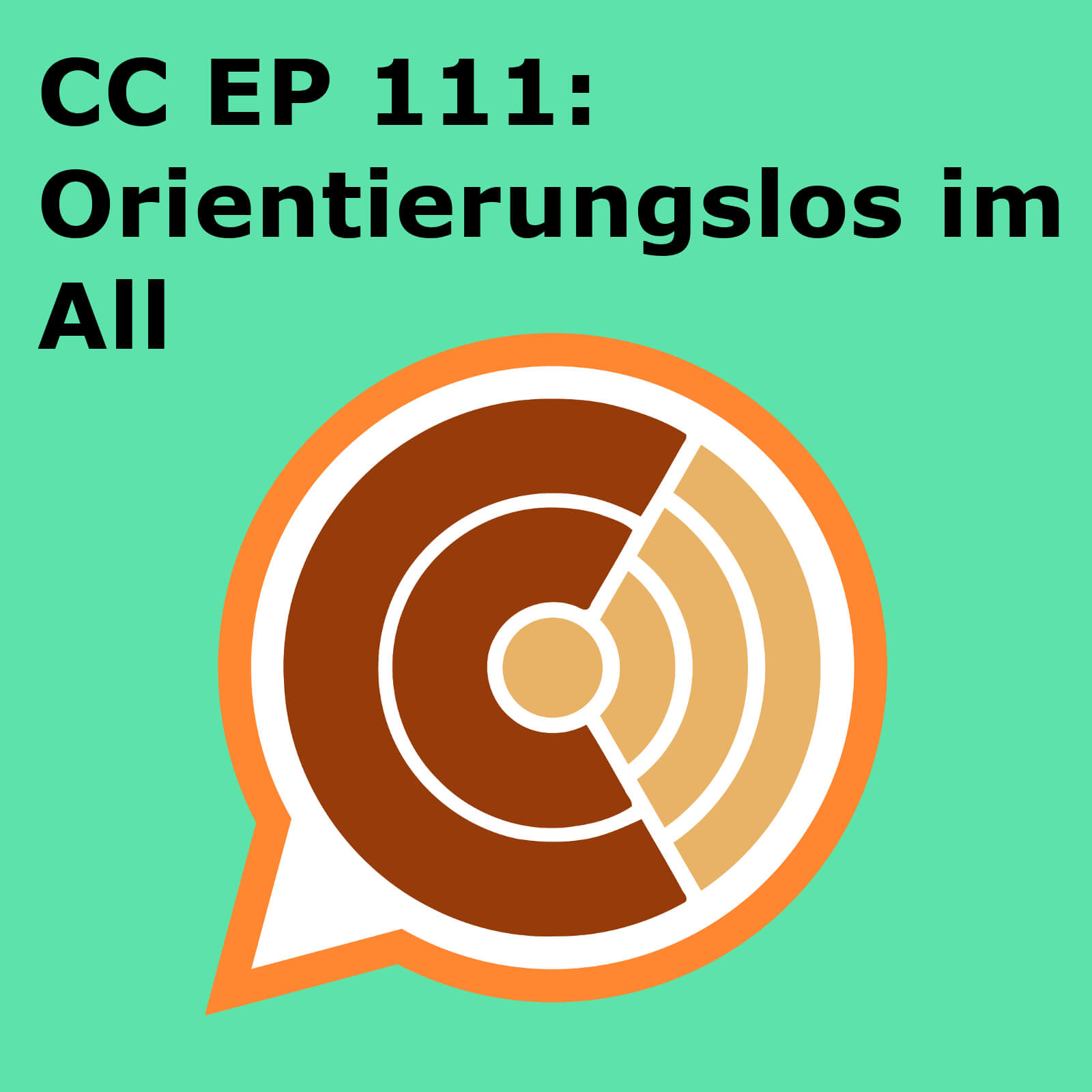 CC111: "Orientierungslos im All" episode artwork