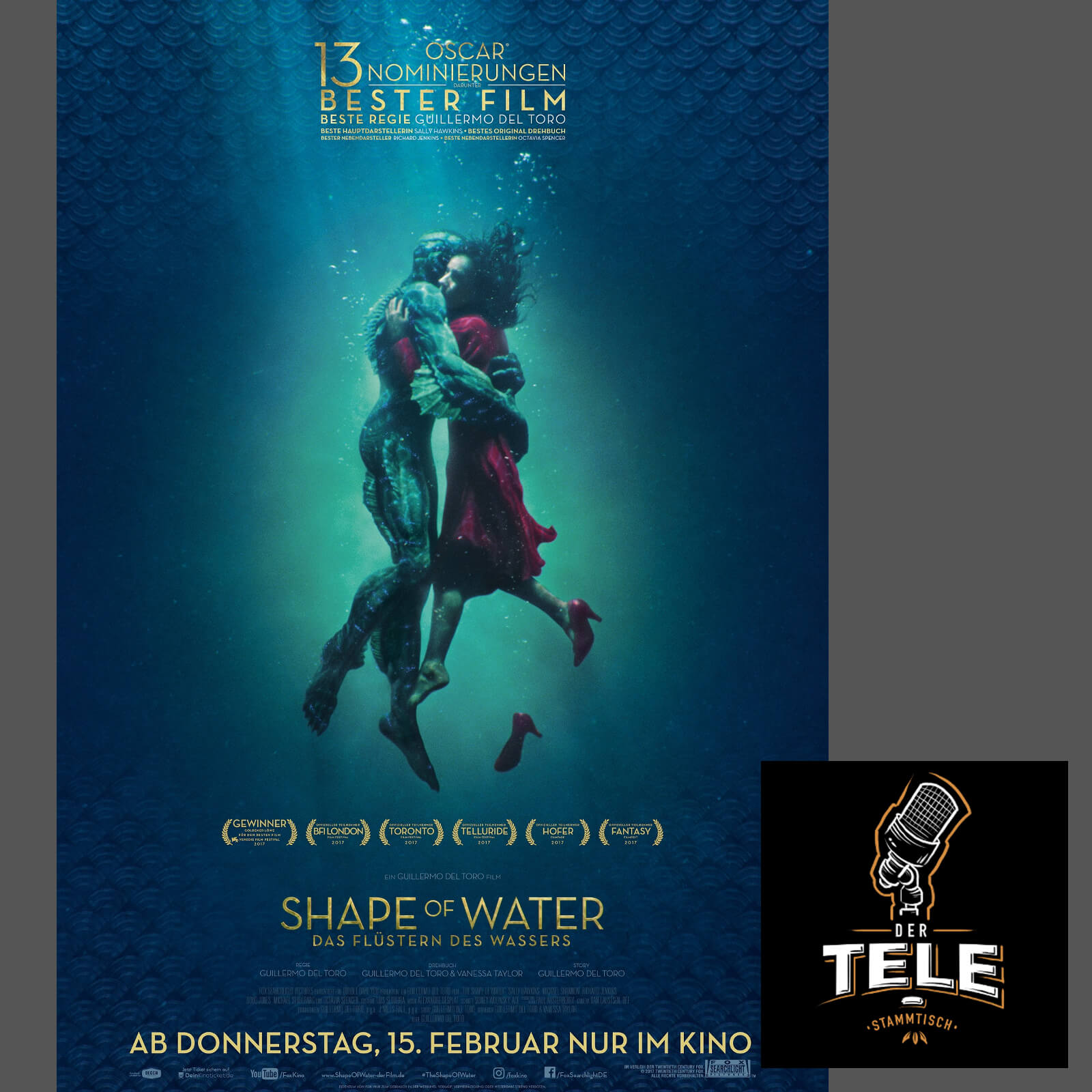 Filmkritik zu Shape of Water - Das Flüstern des Wassers episode artwork