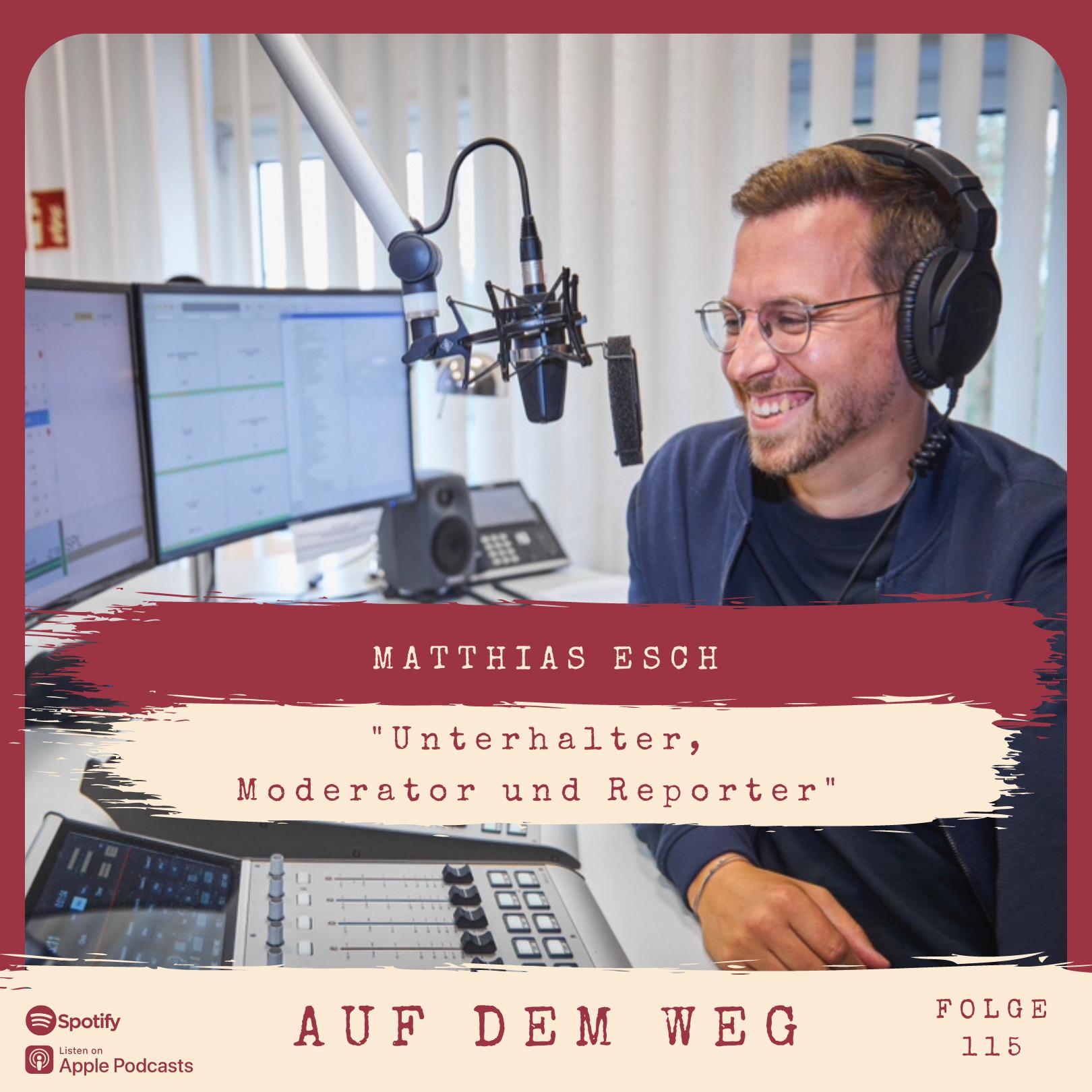 #115 Matthias Esch I Auf dem Weg als Unterhalter, Moderator und Reporter in vielen Fußball-Formaten episode artwork